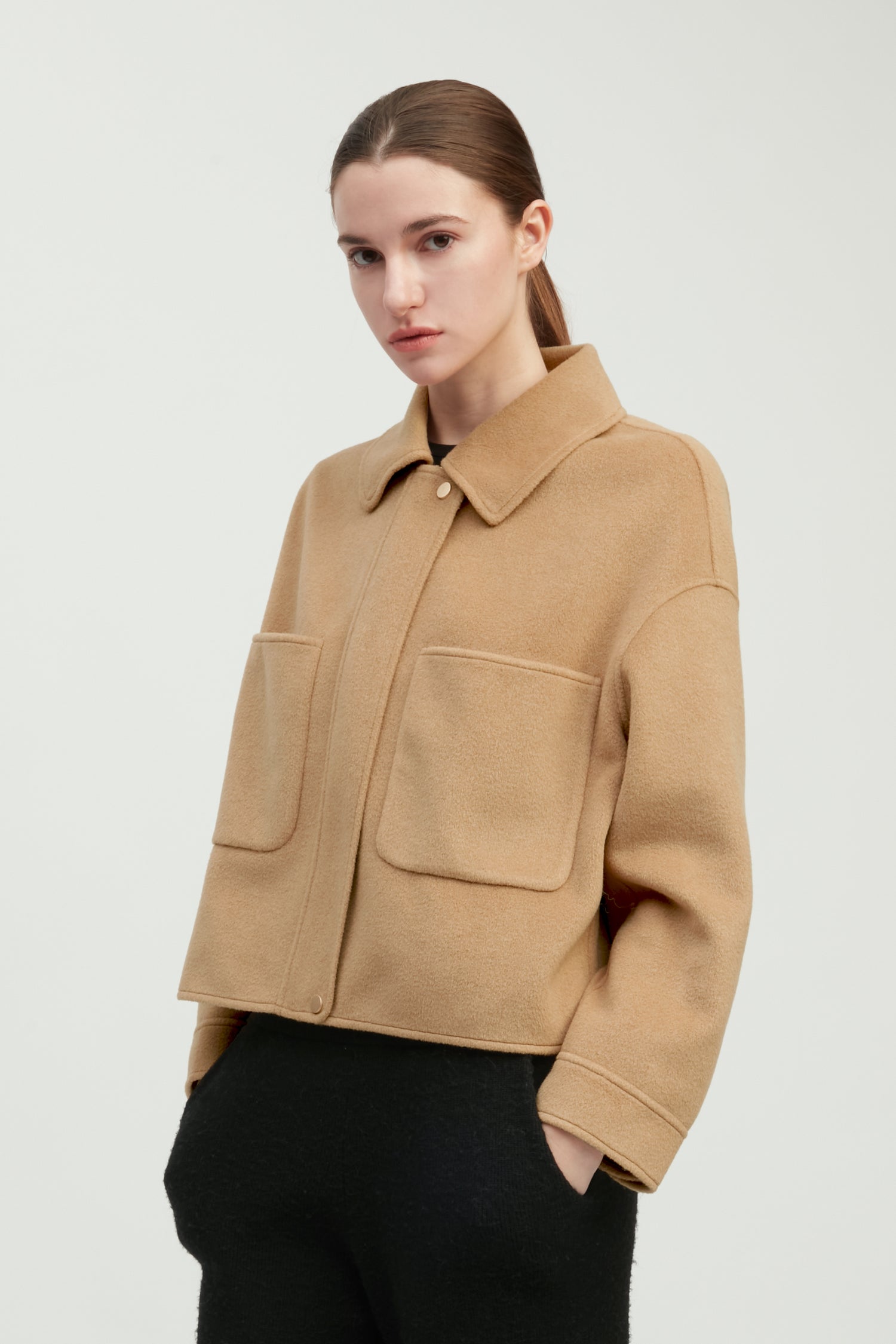 Minimal Wool Shacket