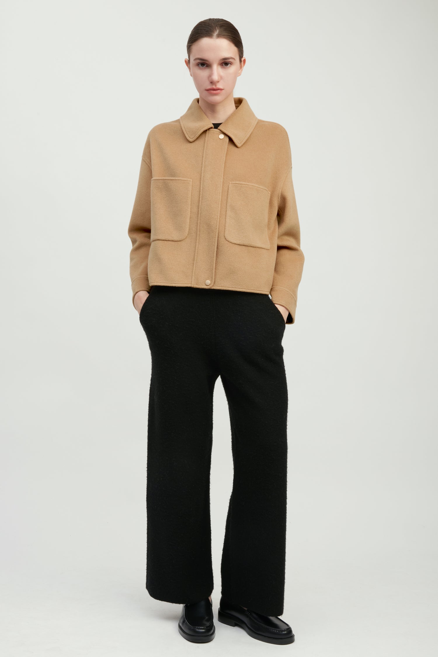 Minimal Wool Shacket