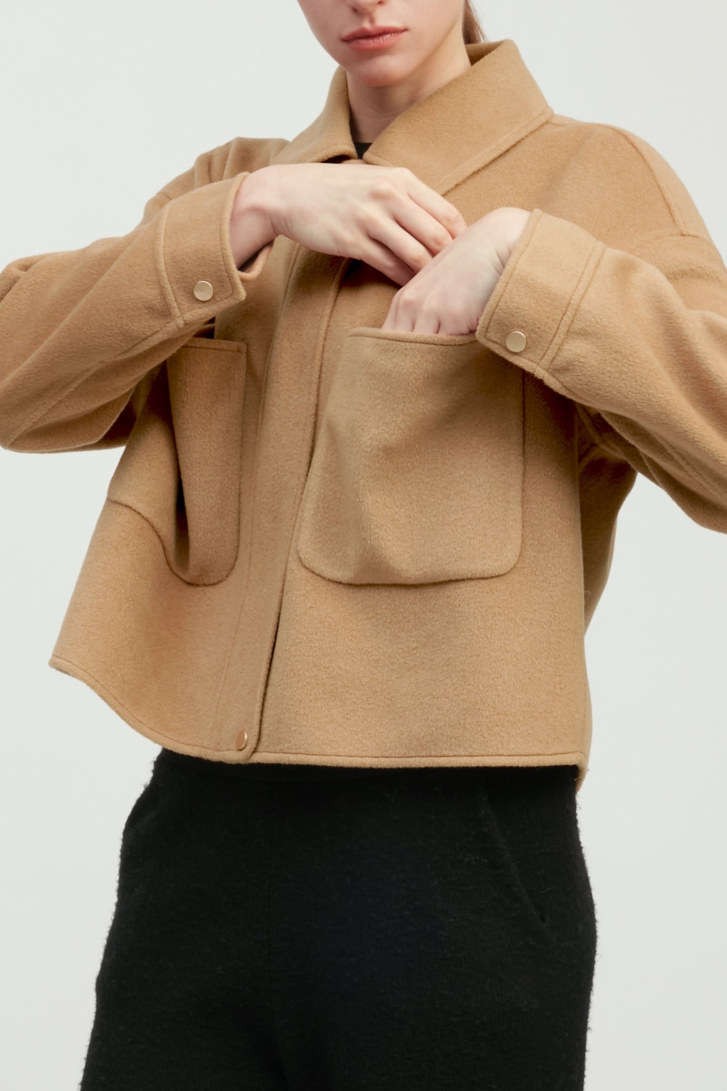 Minimal Wool Shacket