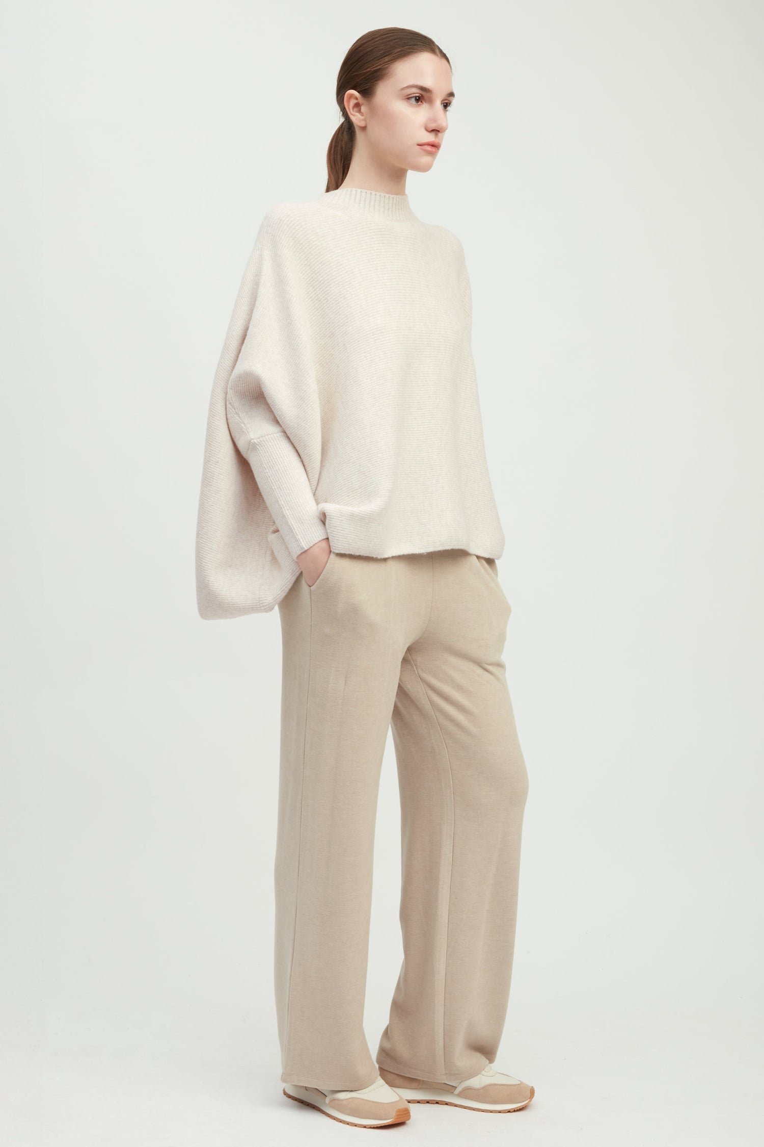 Mockneck Pullover Poncho