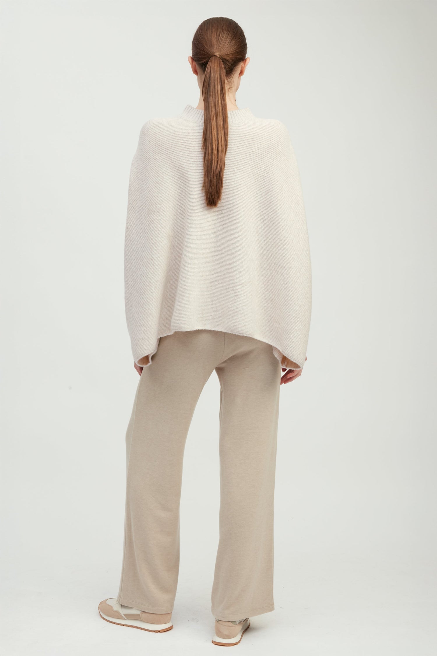 Mockneck Pullover Poncho