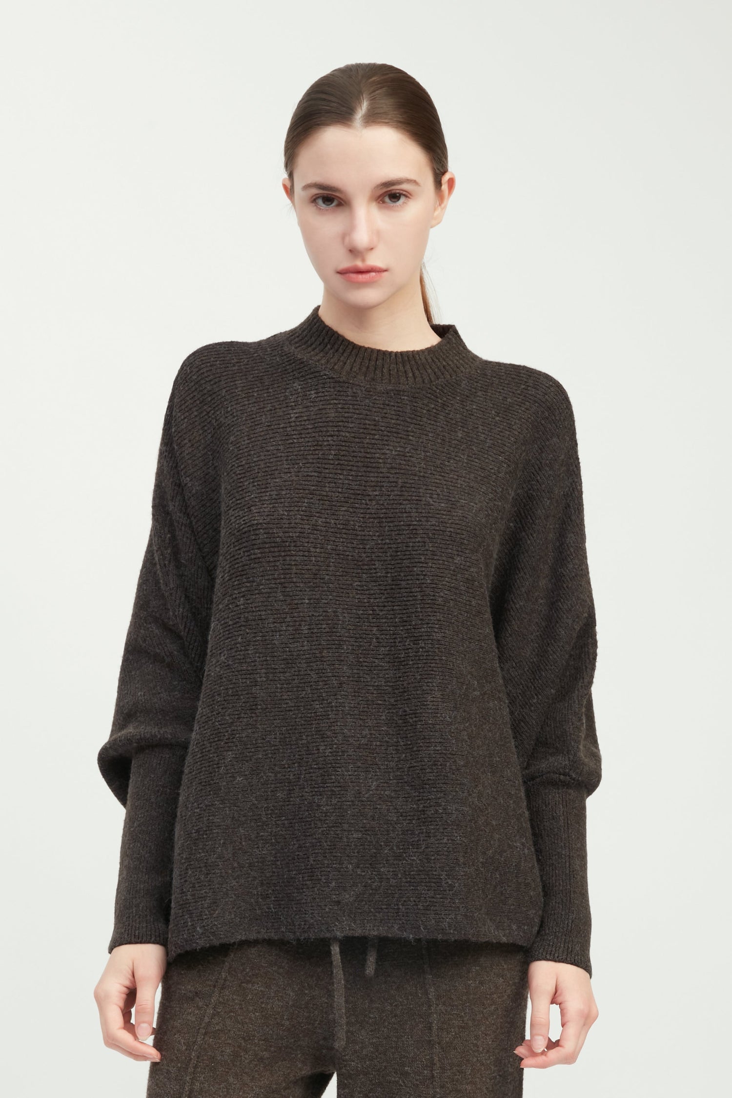 Mockneck Pullover Poncho