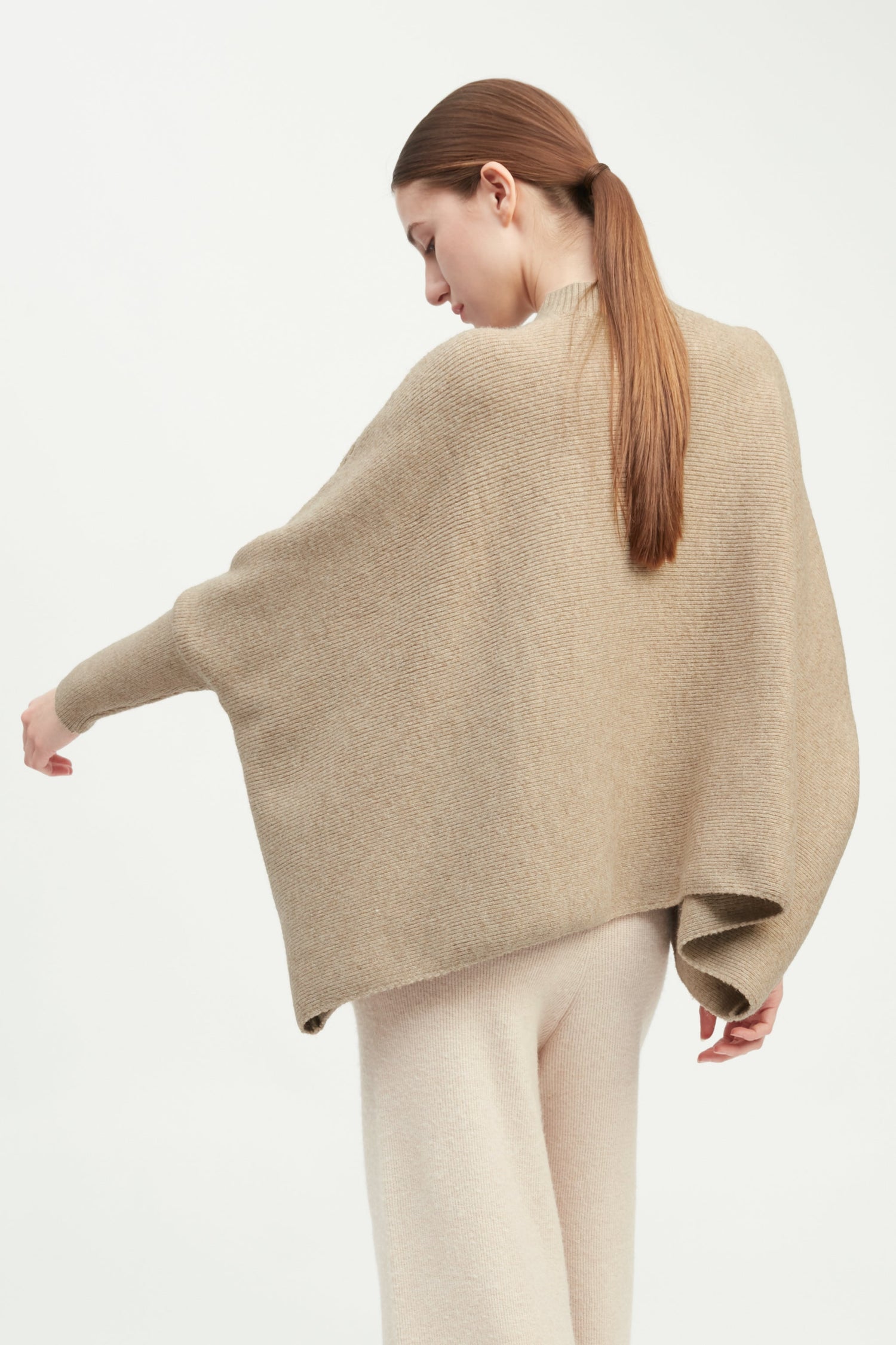 Mockneck Pullover Poncho
