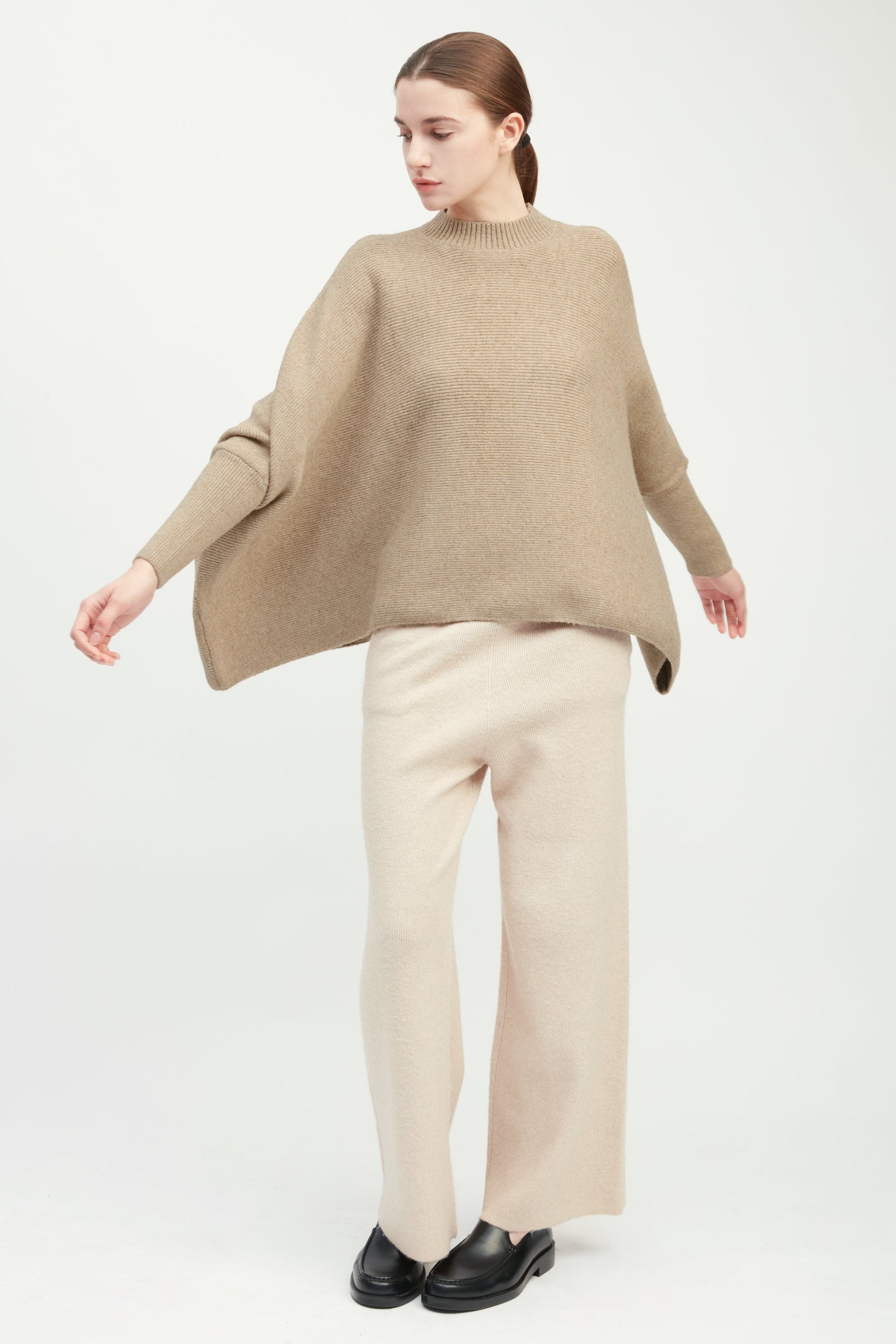 Mockneck Pullover Poncho