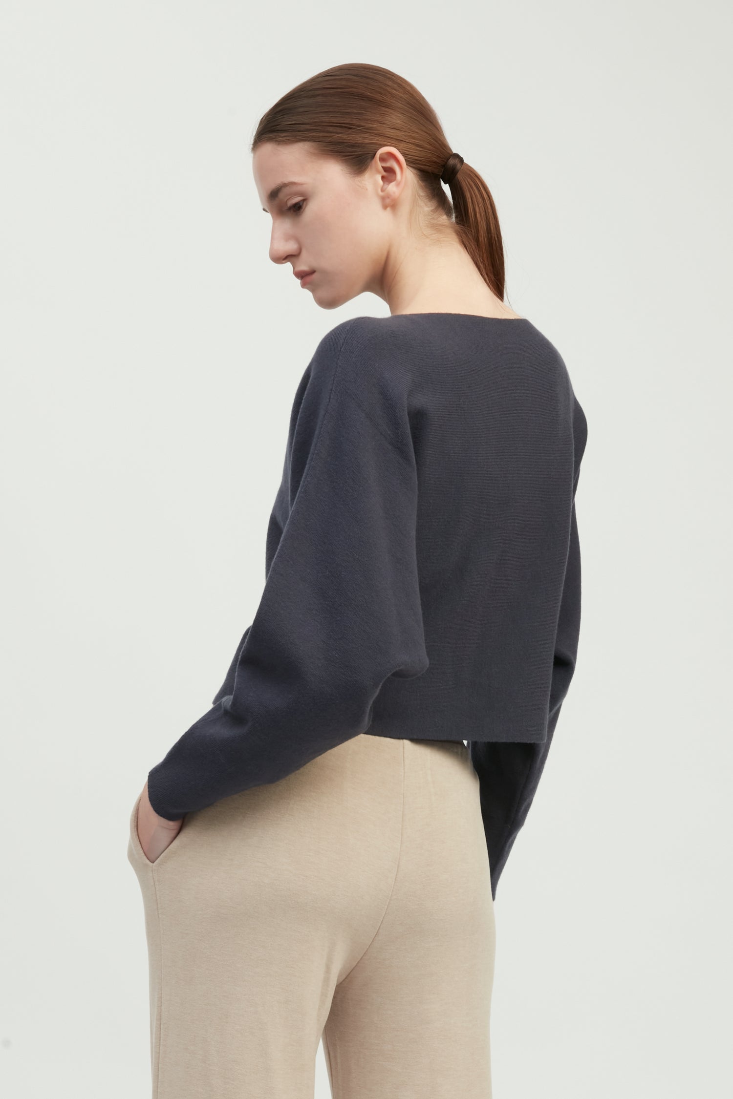 Boatneck Clean Hem Sweater