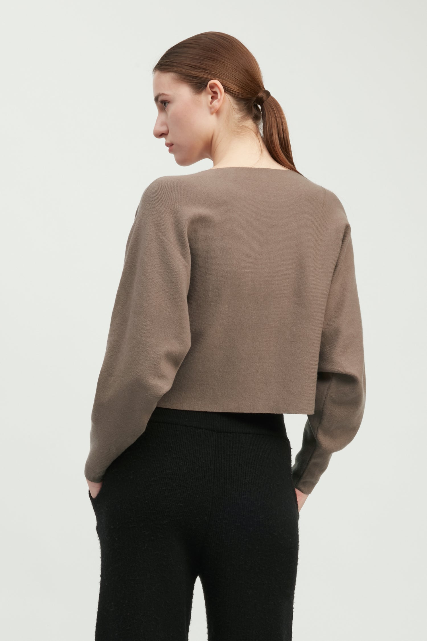 Boatneck Clean Hem Sweater