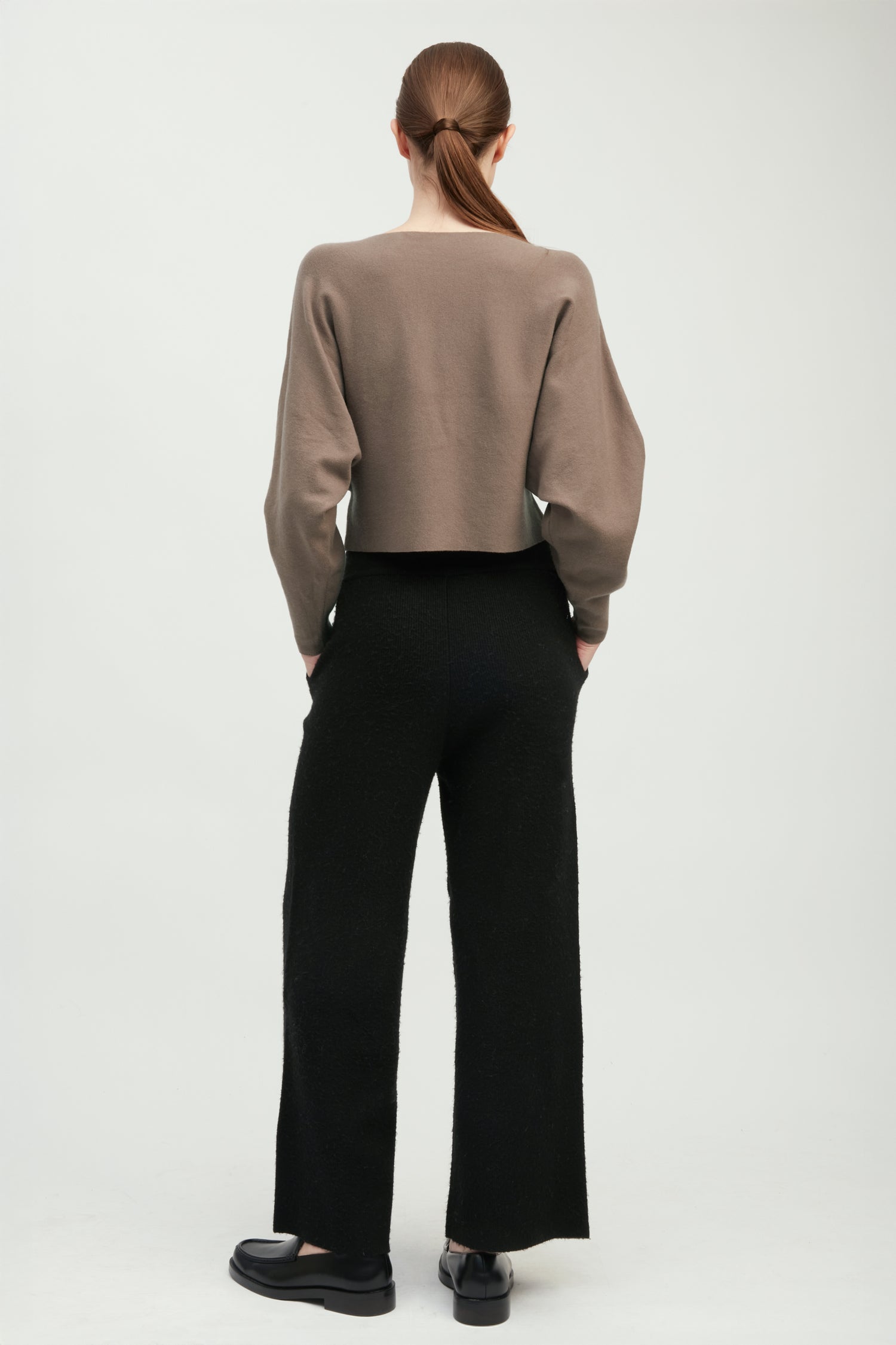 Boatneck Clean Hem Sweater
