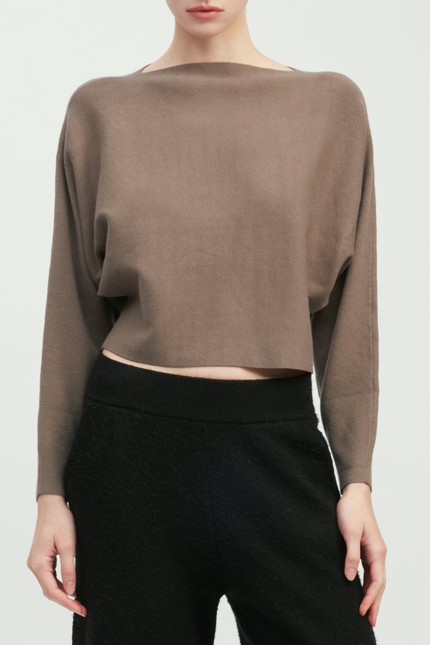 Boatneck Clean Hem Sweater