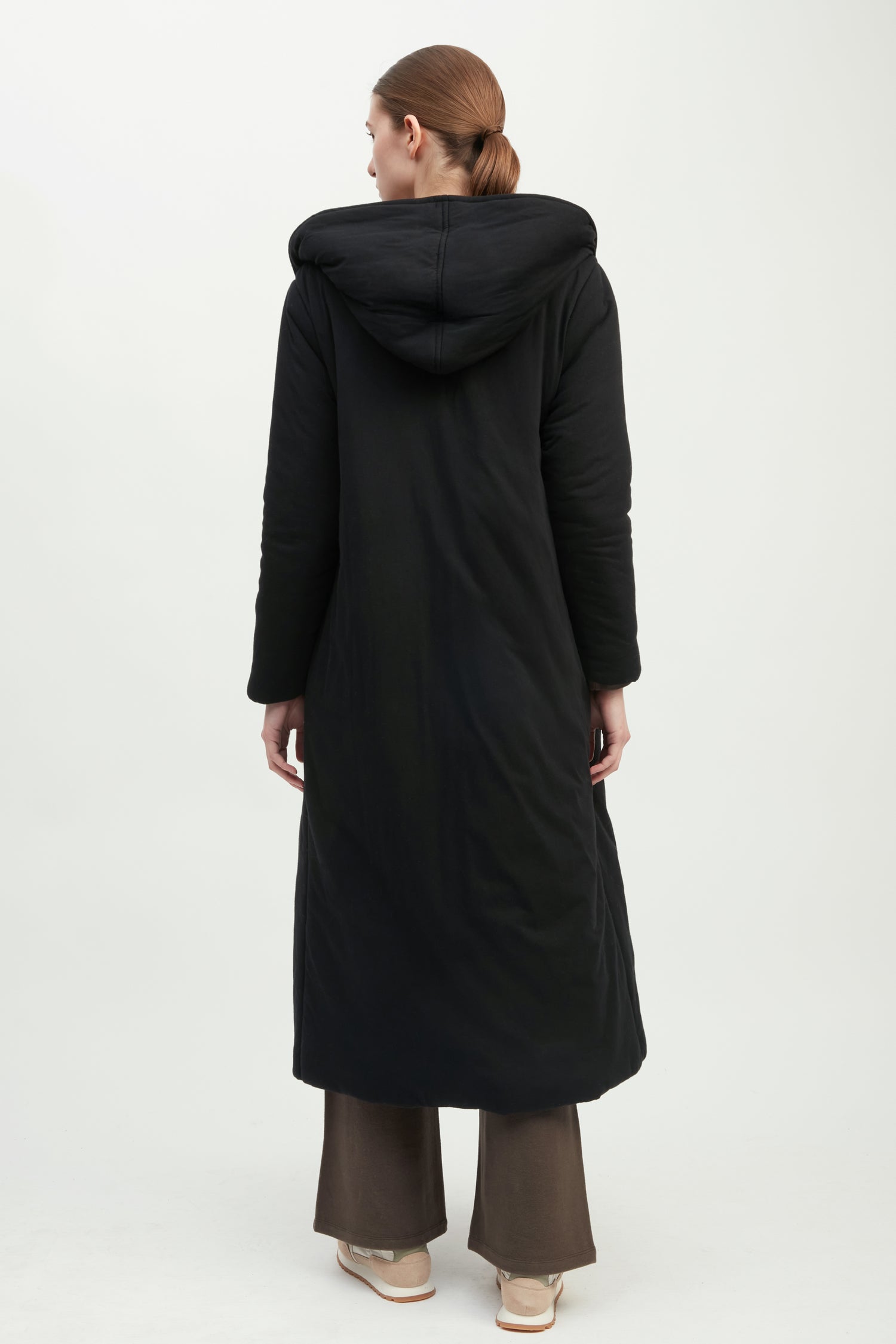 Belted Cotton Jersey Robe Coat
