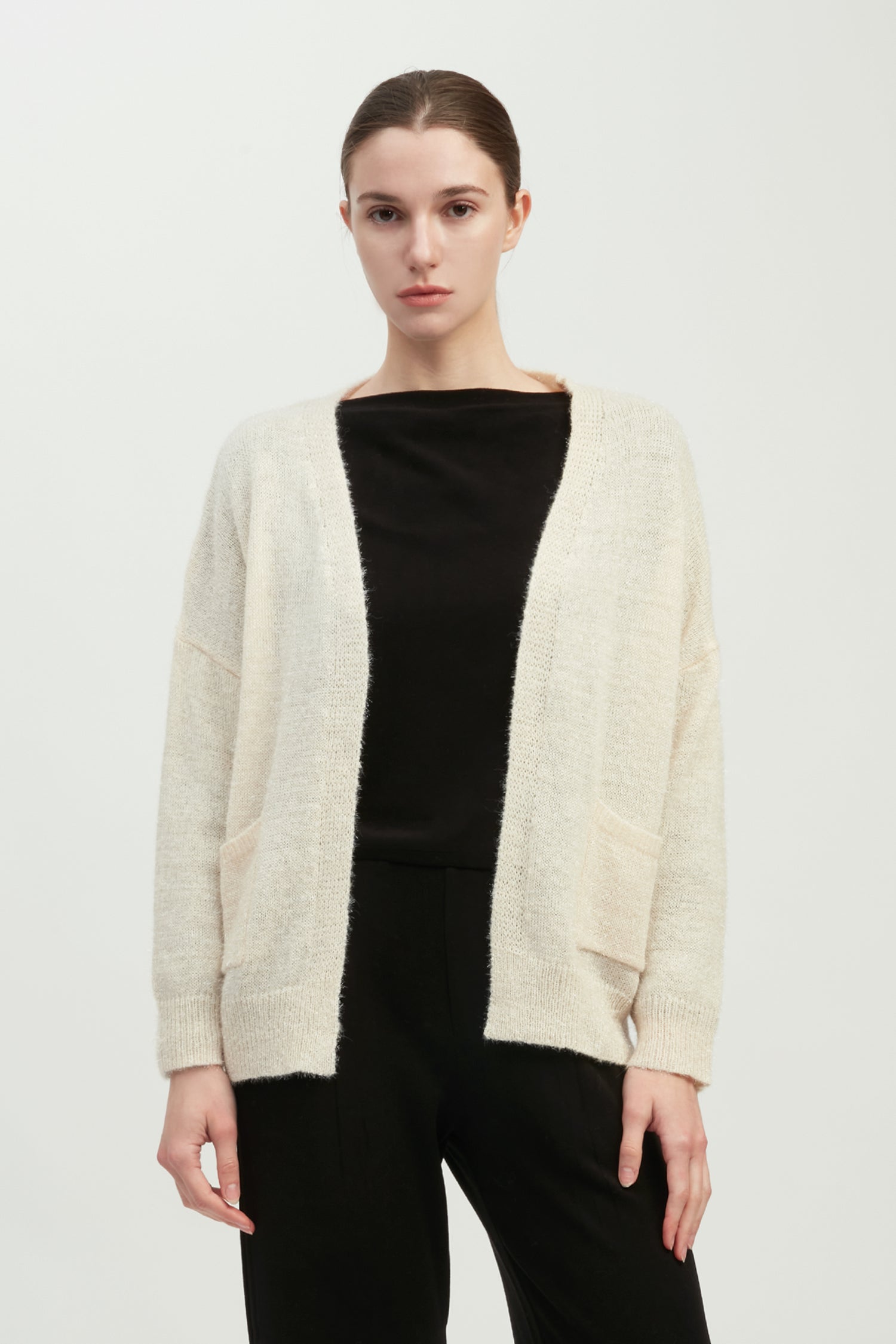 Shiny Feather Cardigan