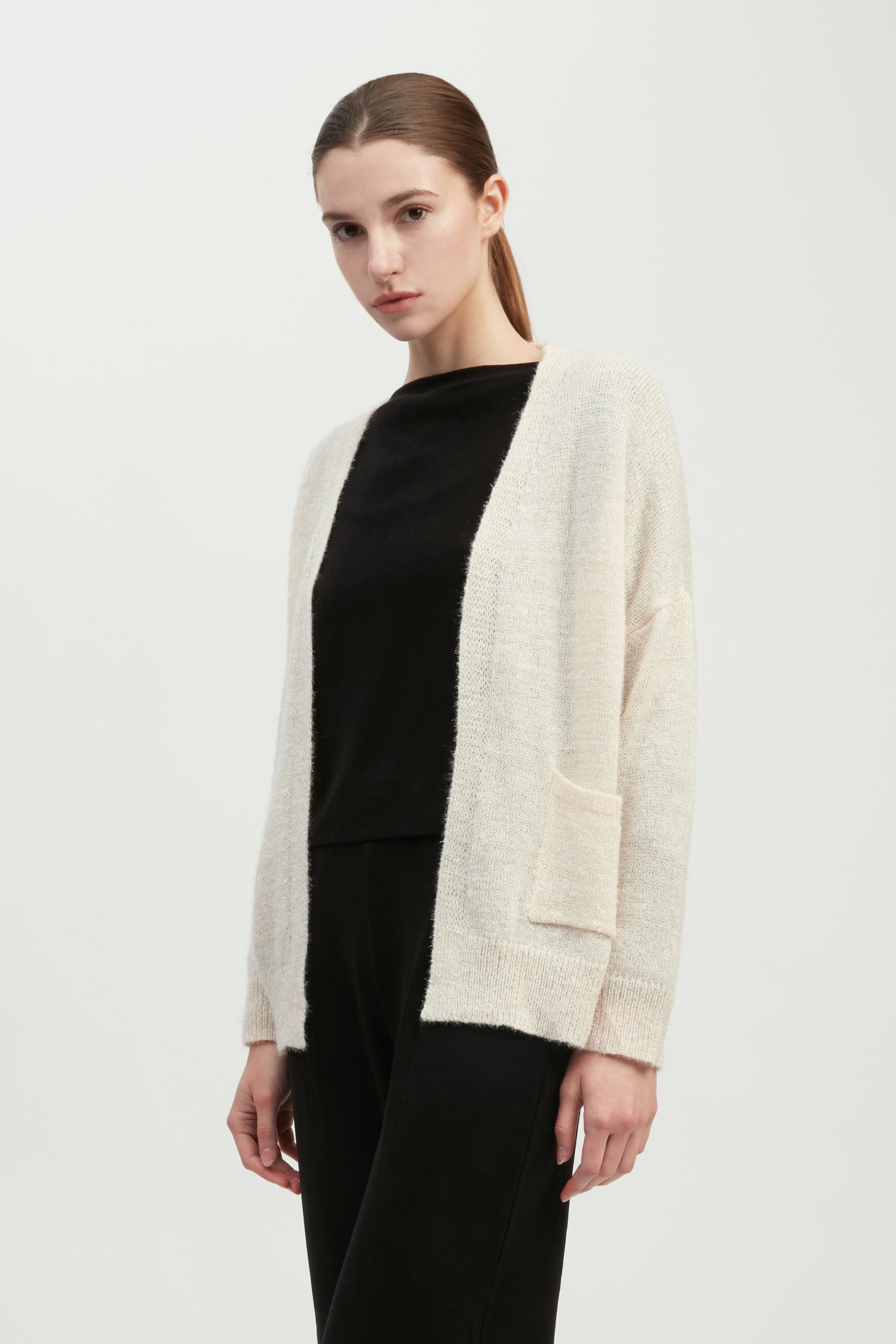 Shiny Feather Cardigan