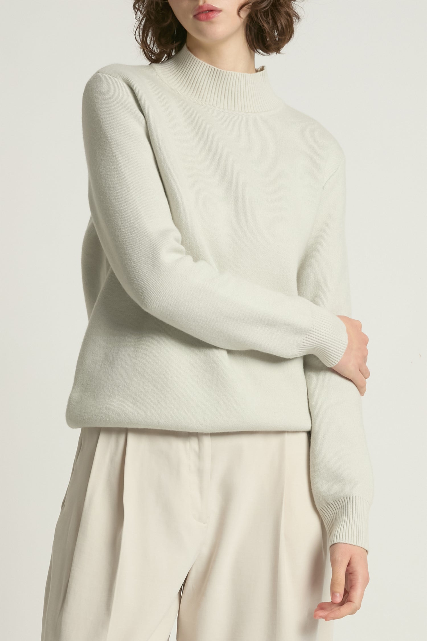 Thermal Mockneck Sweater