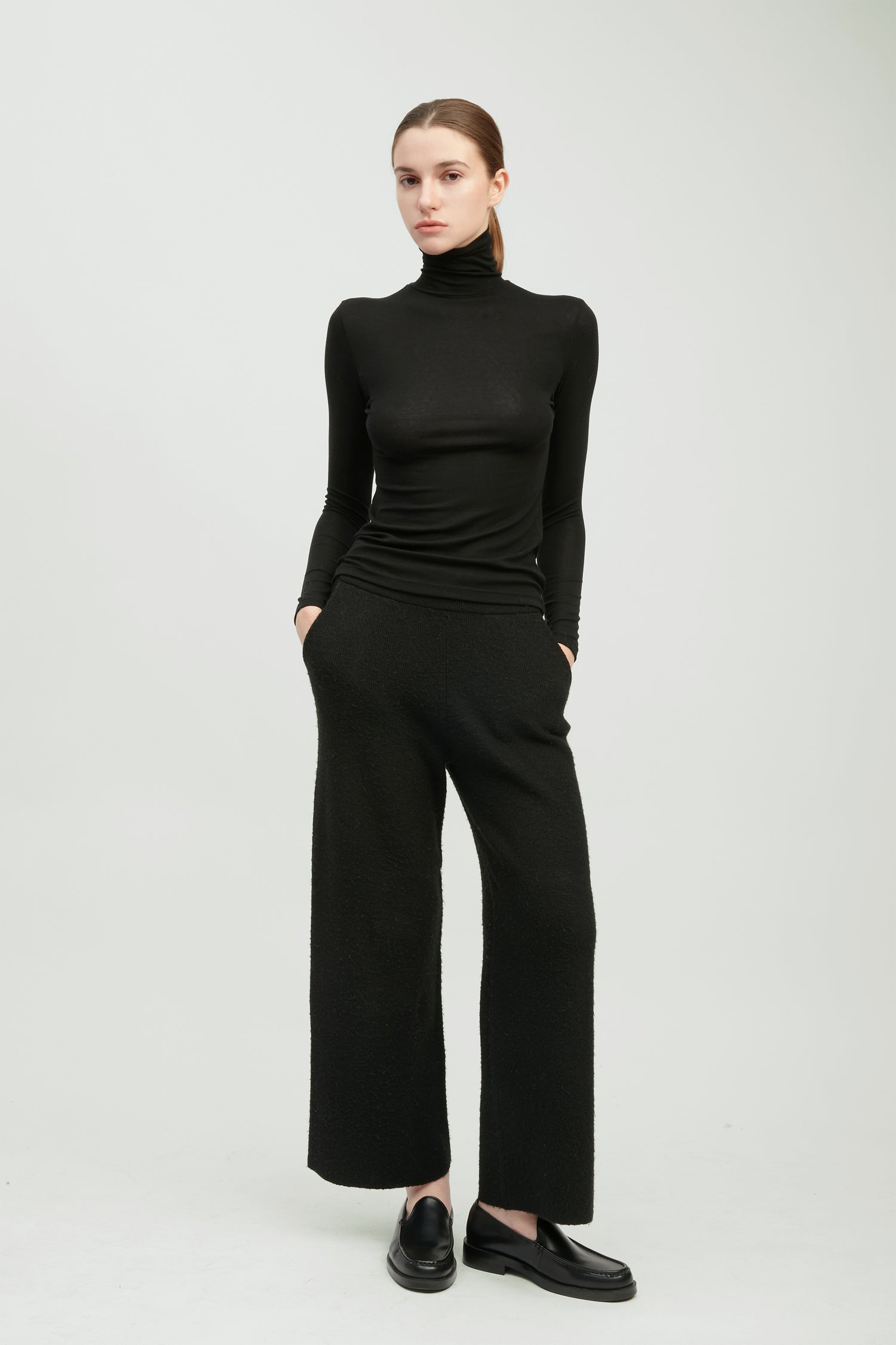 Ultra Stretch Tencel High Neck Top