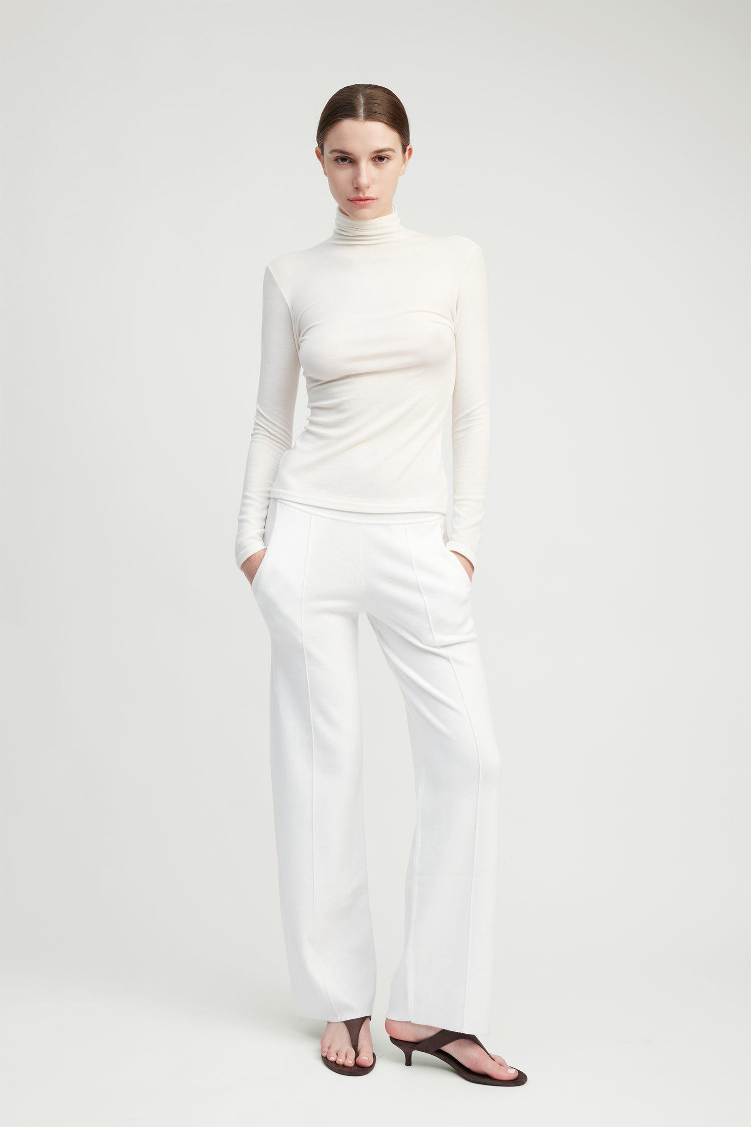Ultra Stretch Tencel High Neck Top