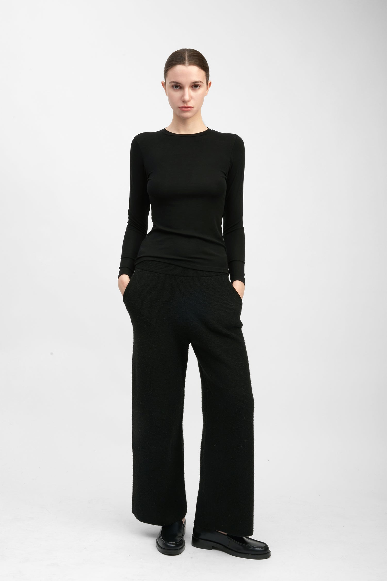 Ultra Stretch Tencel Long Sleeve T-shirt
