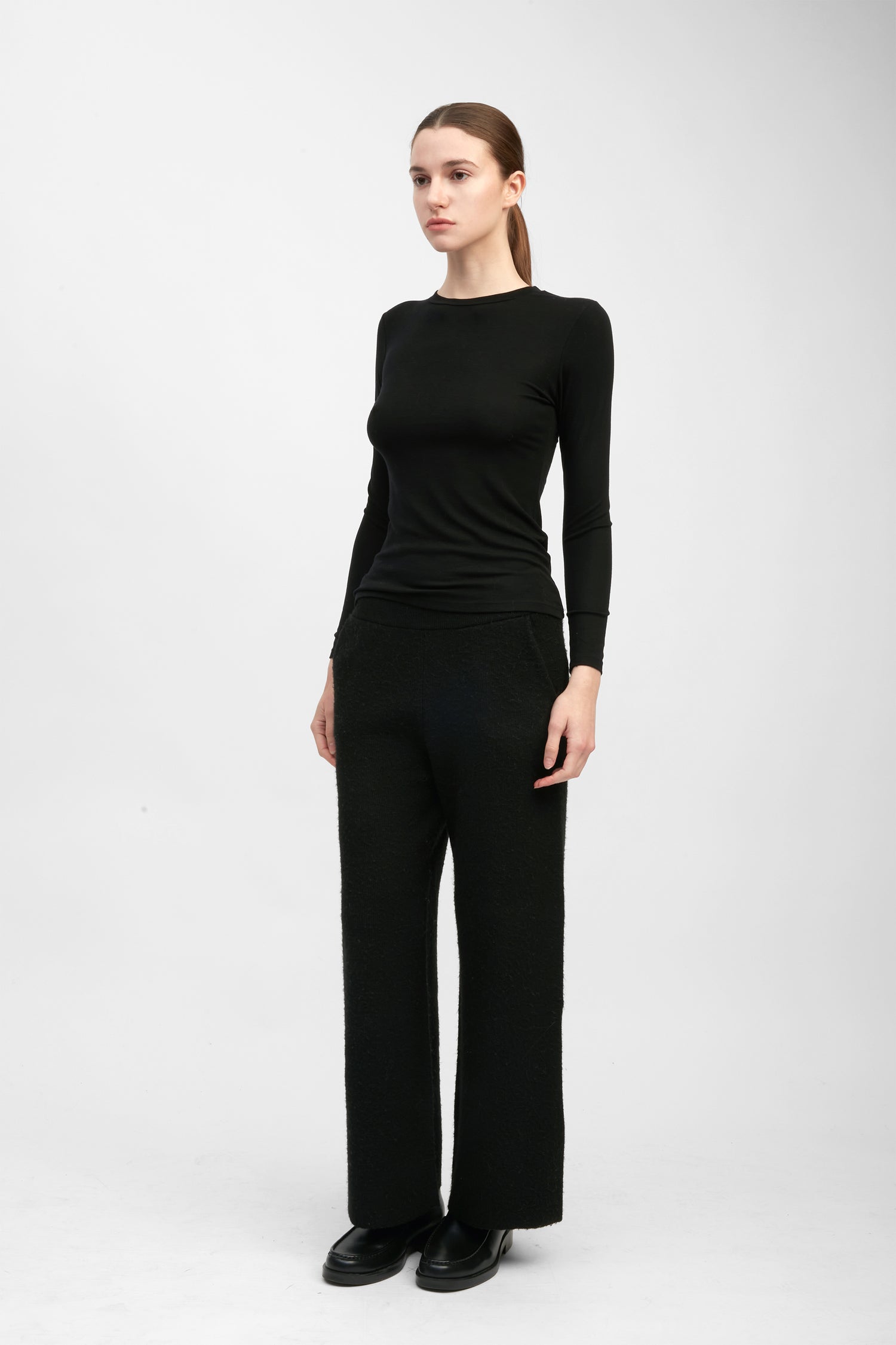 Ultra Stretch Tencel Long Sleeve T-shirt