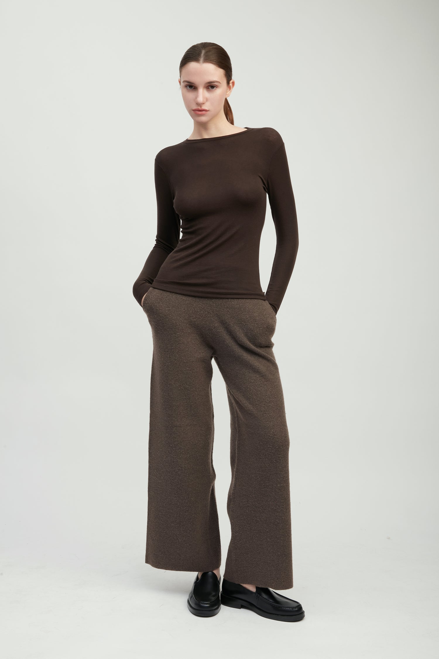 Ultra Stretch Tencel Long Sleeve T-shirt
