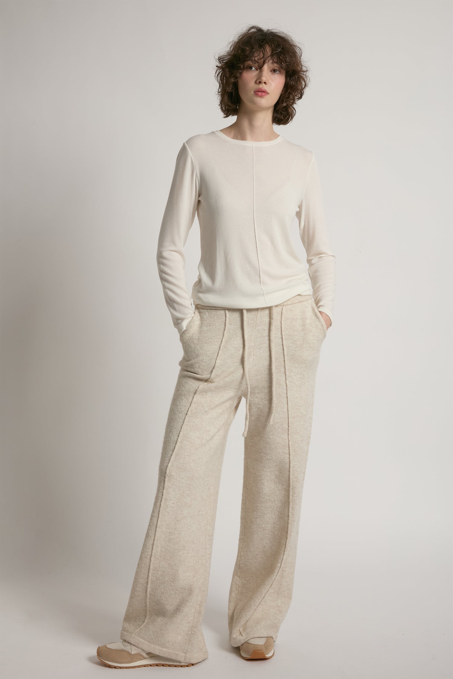 Ultra Stretch Tencel Front Seam Top