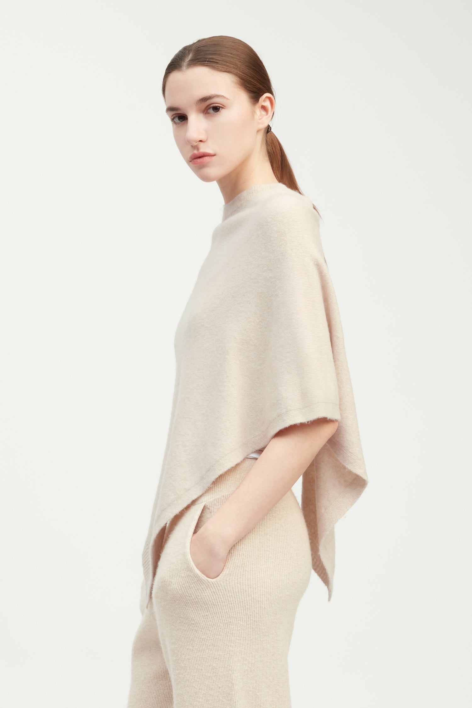Elure Crew Neck Poncho