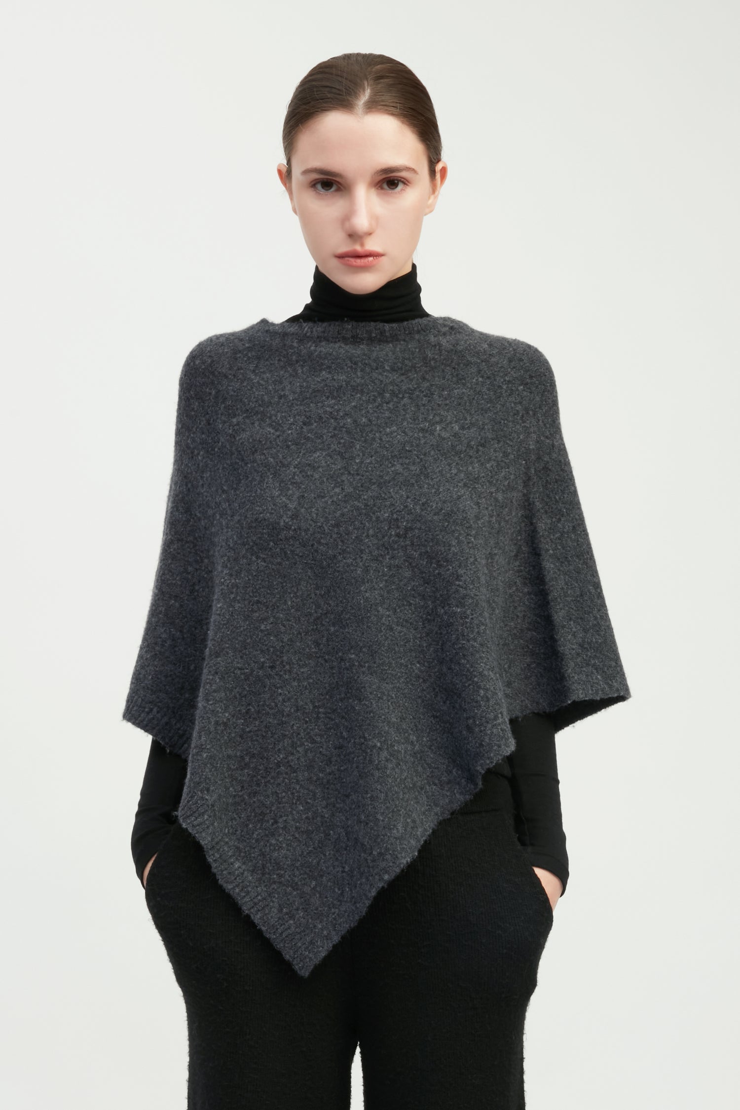 Elure Crew Neck Poncho
