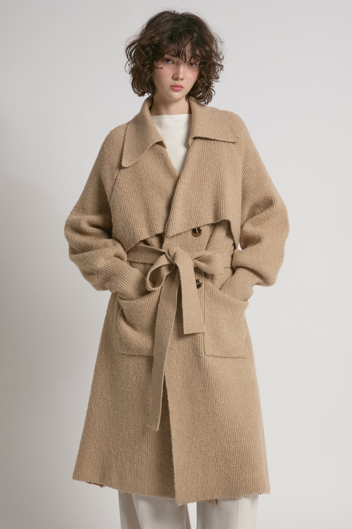 Trench Cardigan Coat