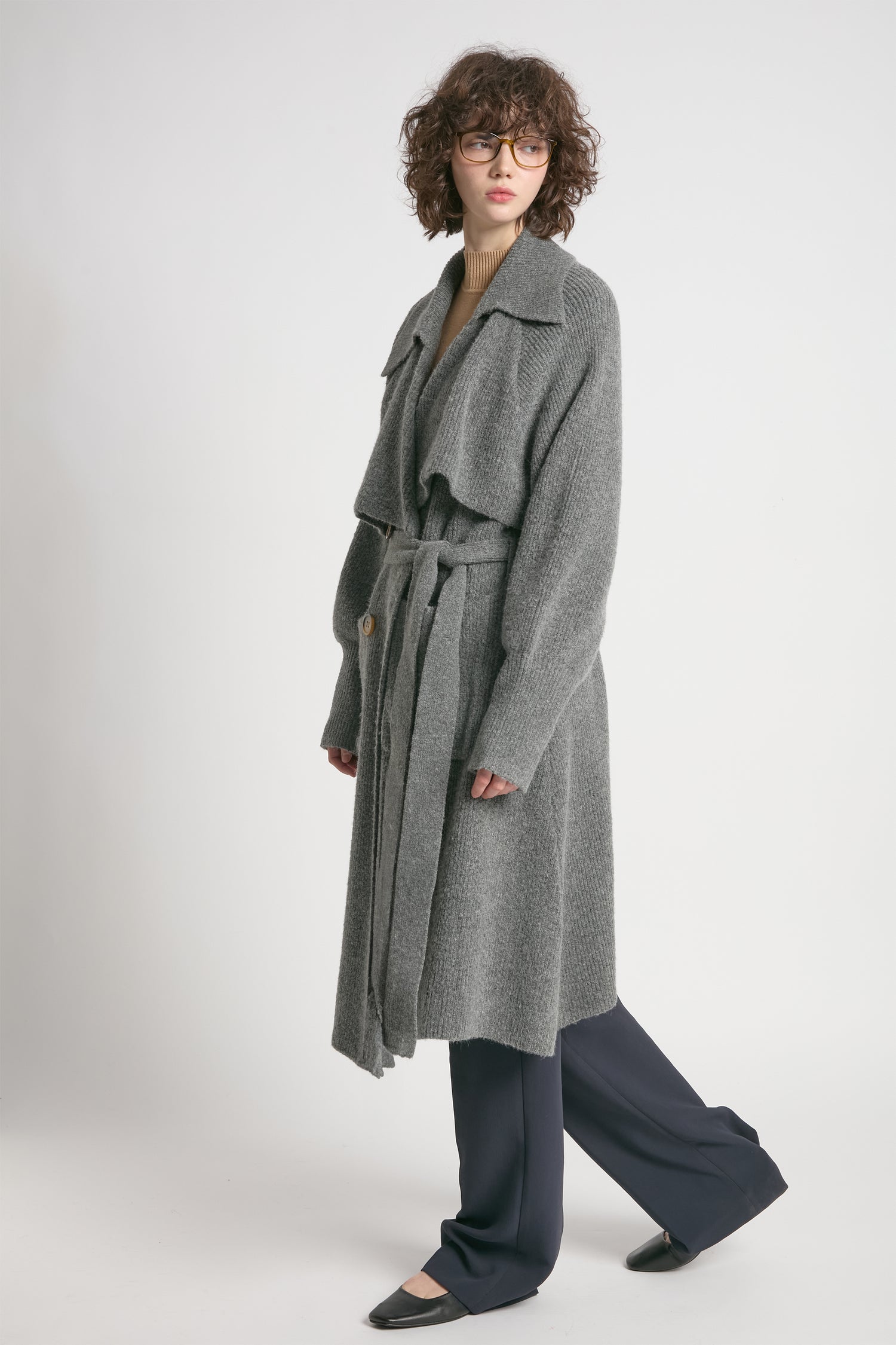 Trench Cardigan Coat