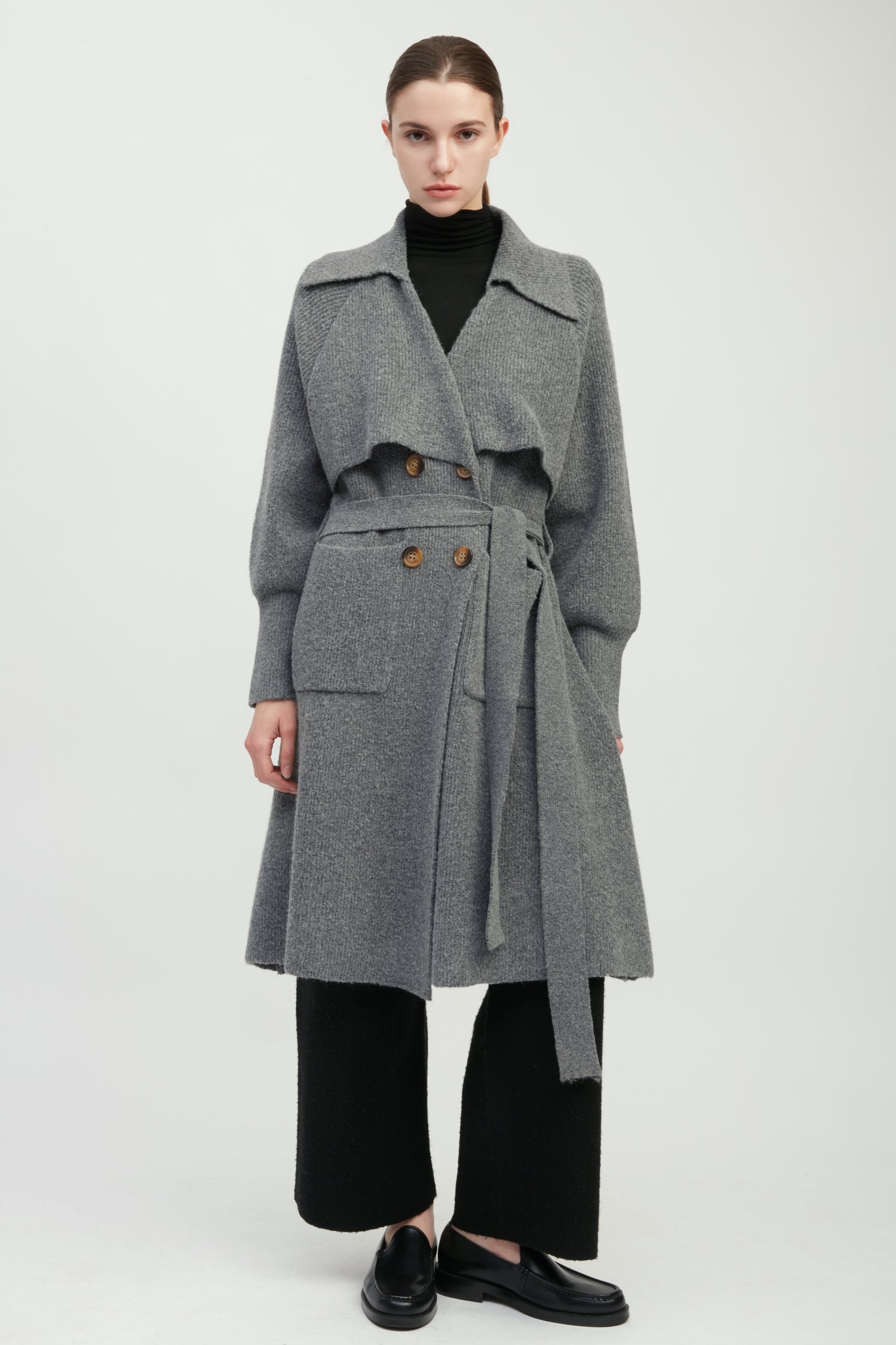 Trench Cardigan Coat