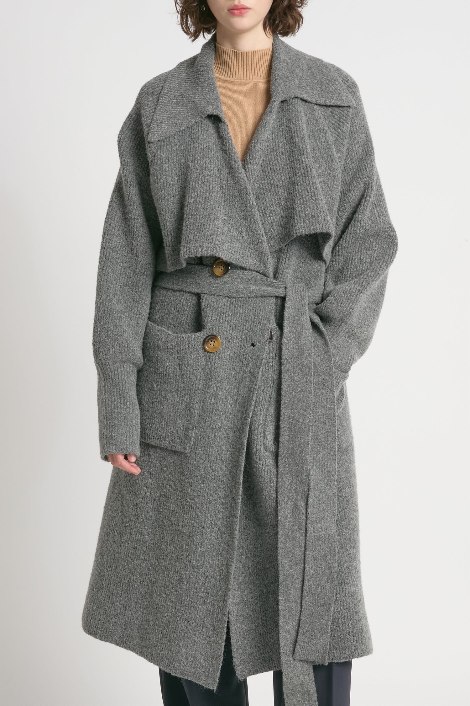 Trench Cardigan Coat
