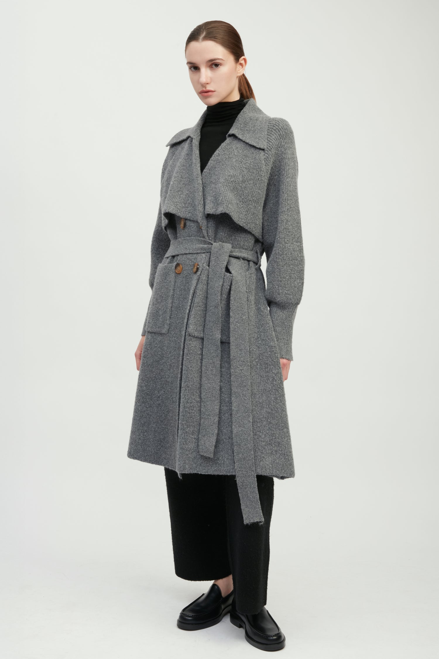 Trench Cardigan Coat