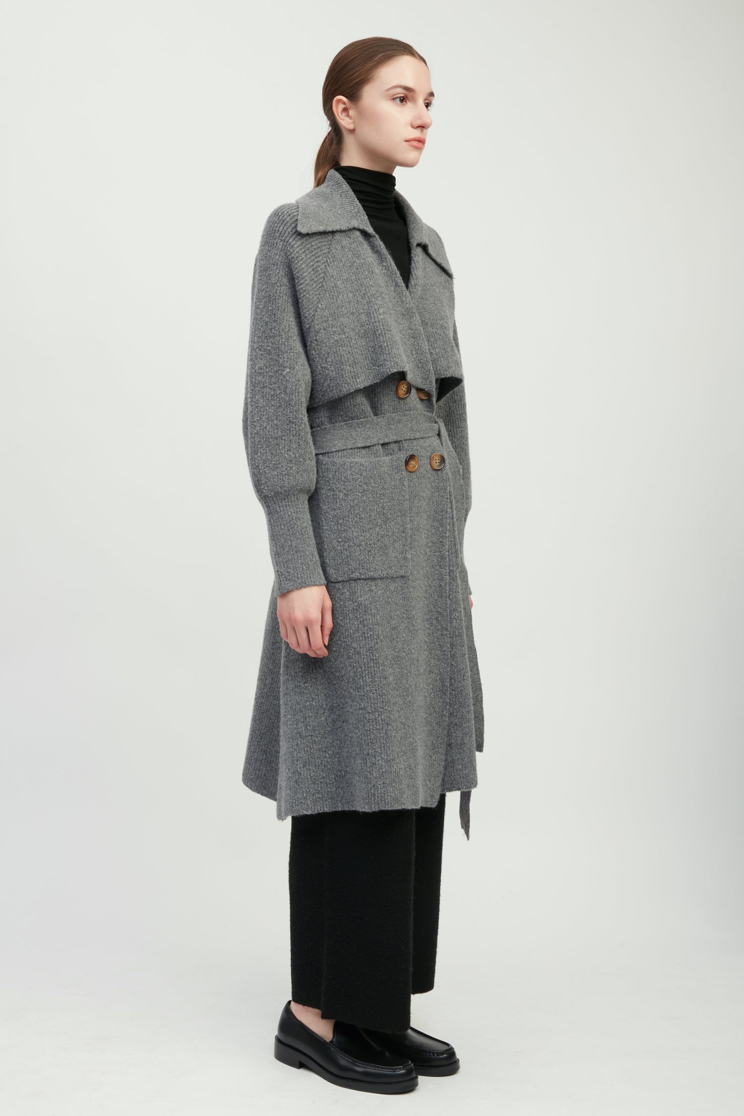 Trench Cardigan Coat