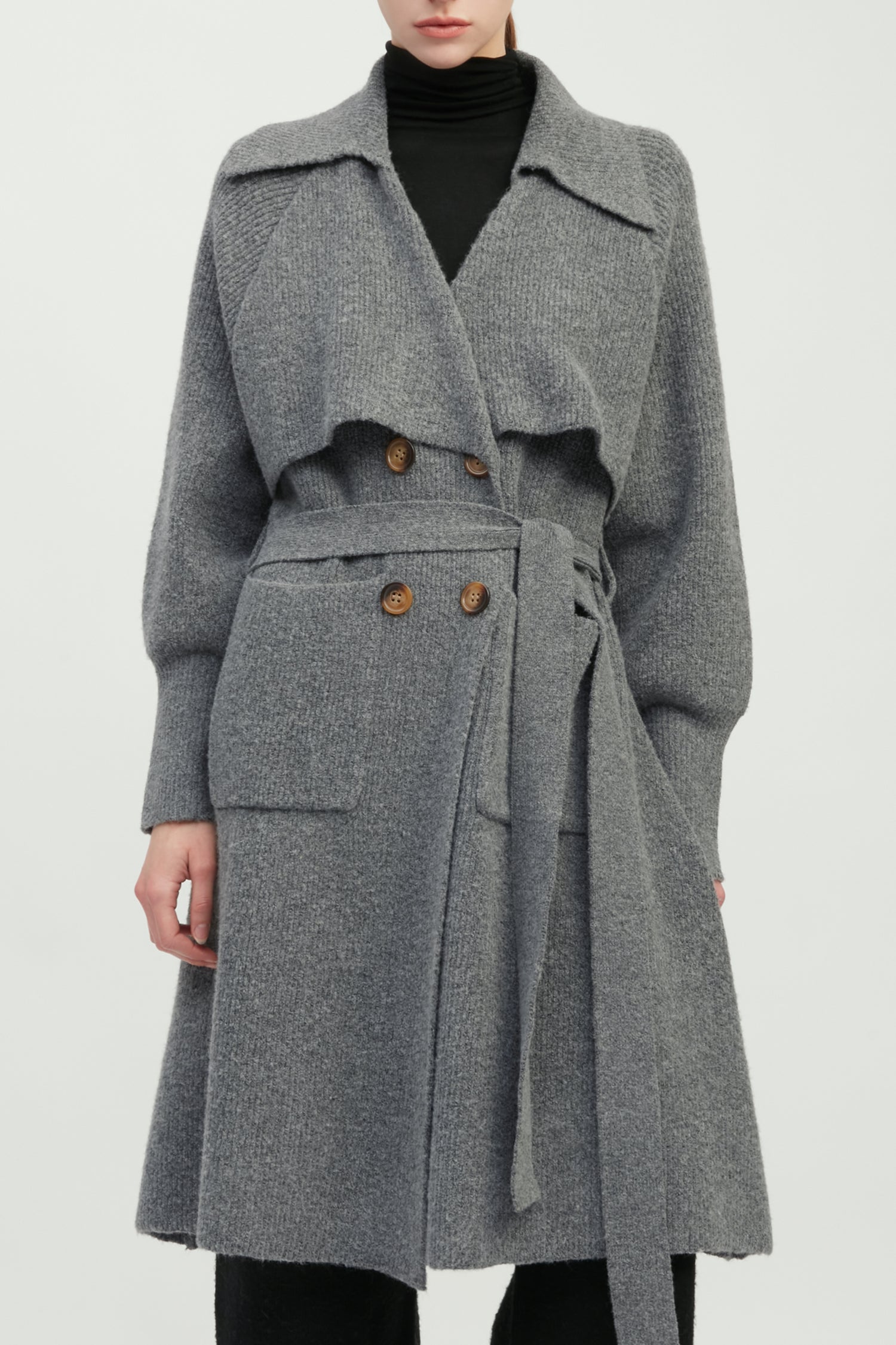 Trench Cardigan Coat