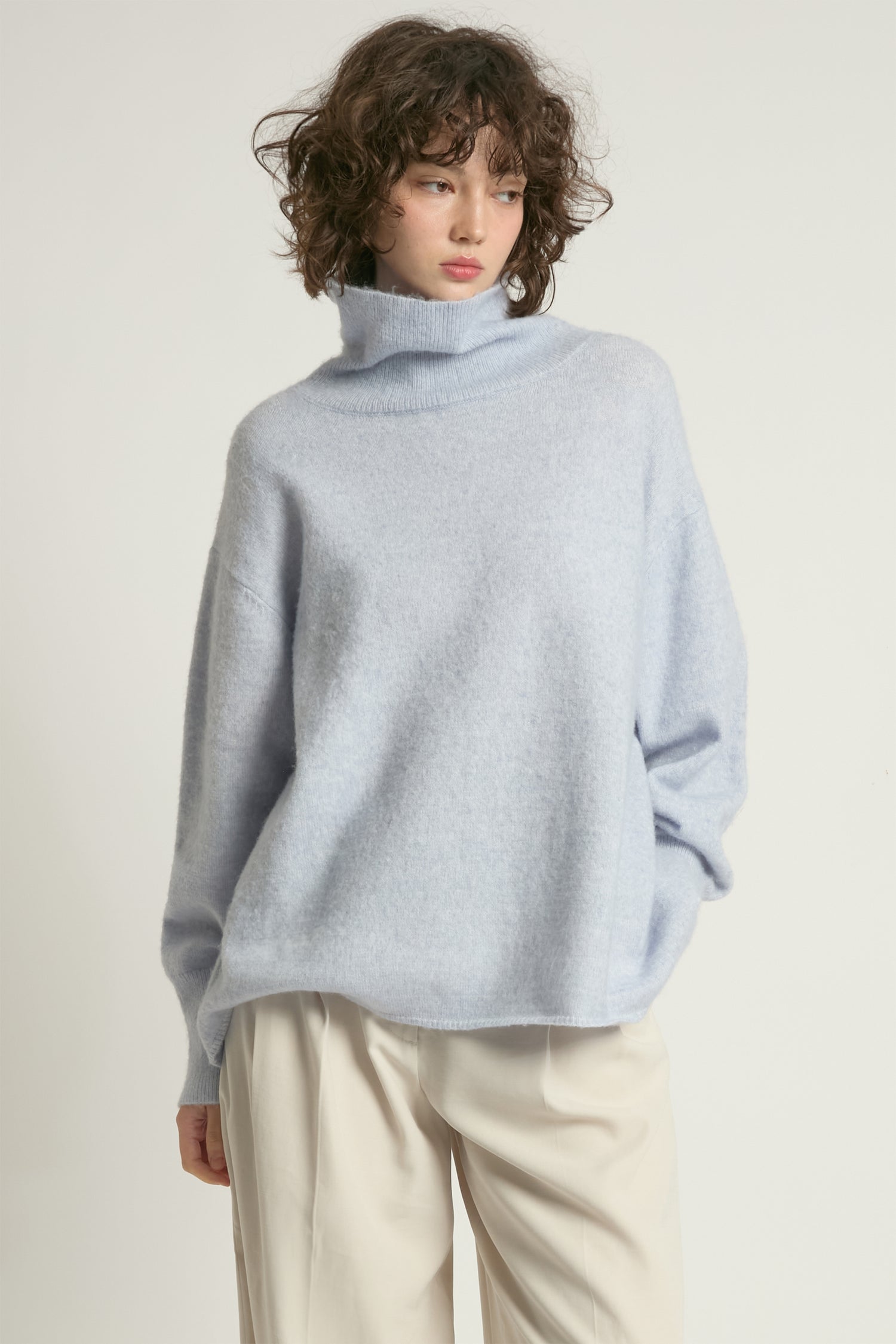 Slouch Turtleneck Sweater