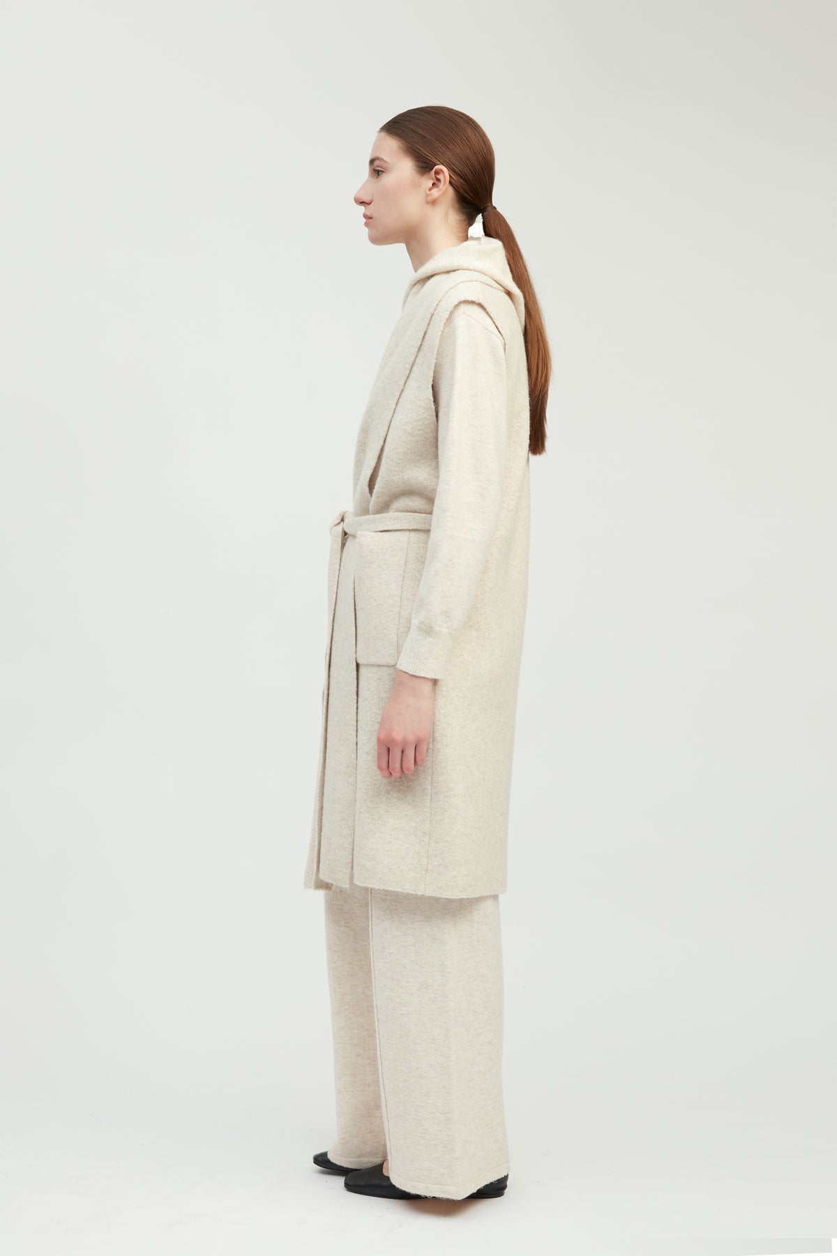 Belted Midi Vest