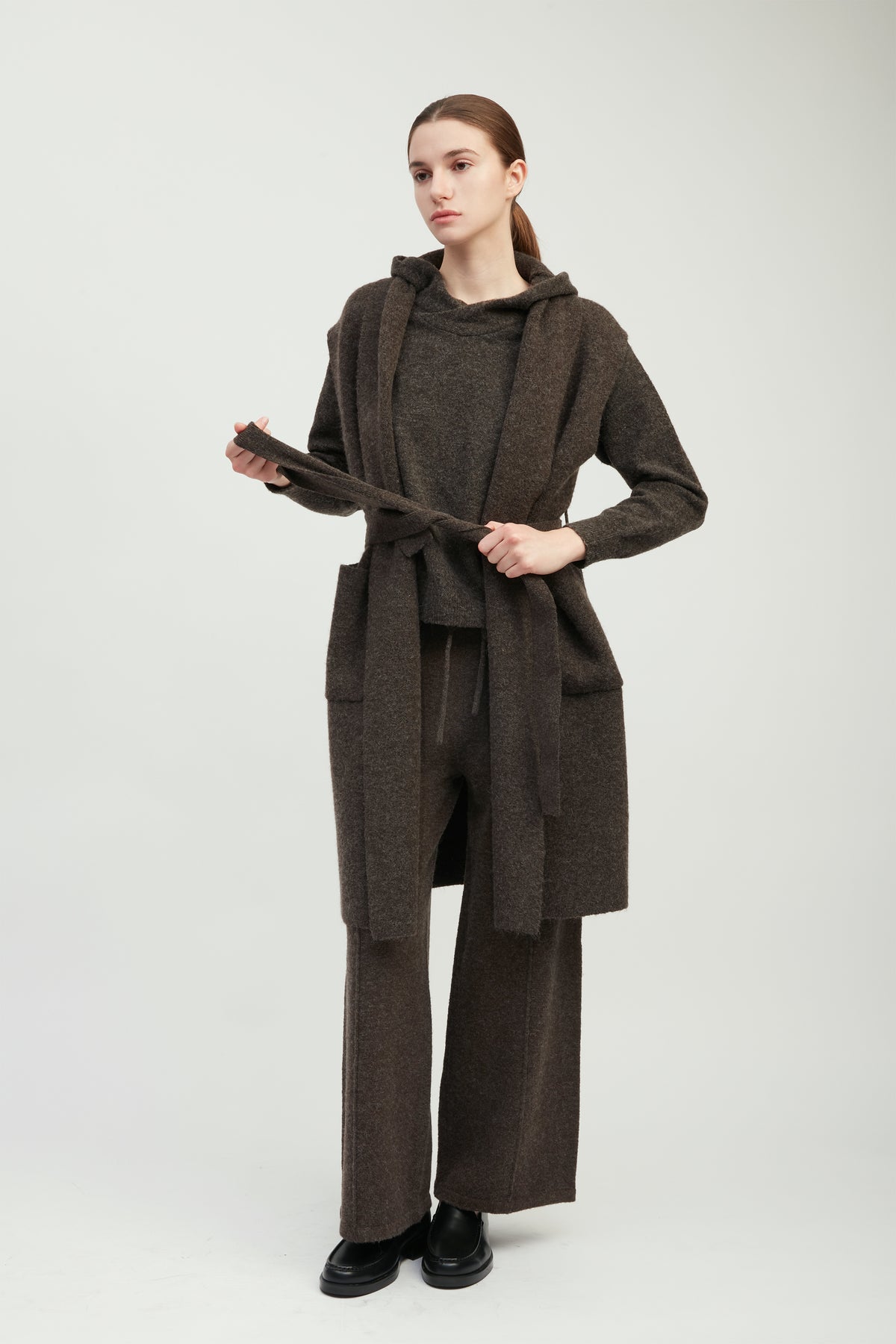 Belted Midi Vest