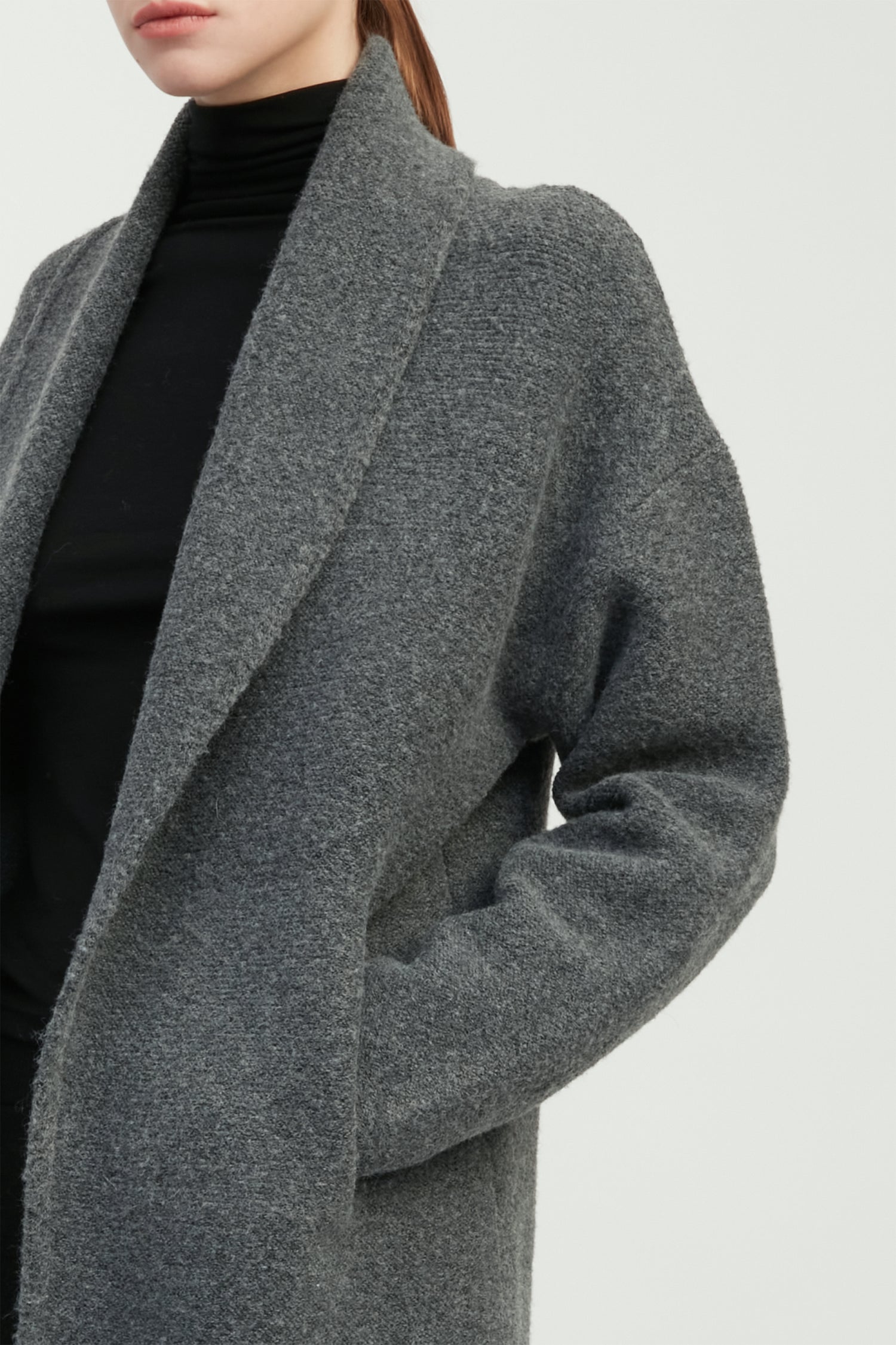 Double Faced Knit Long Coat