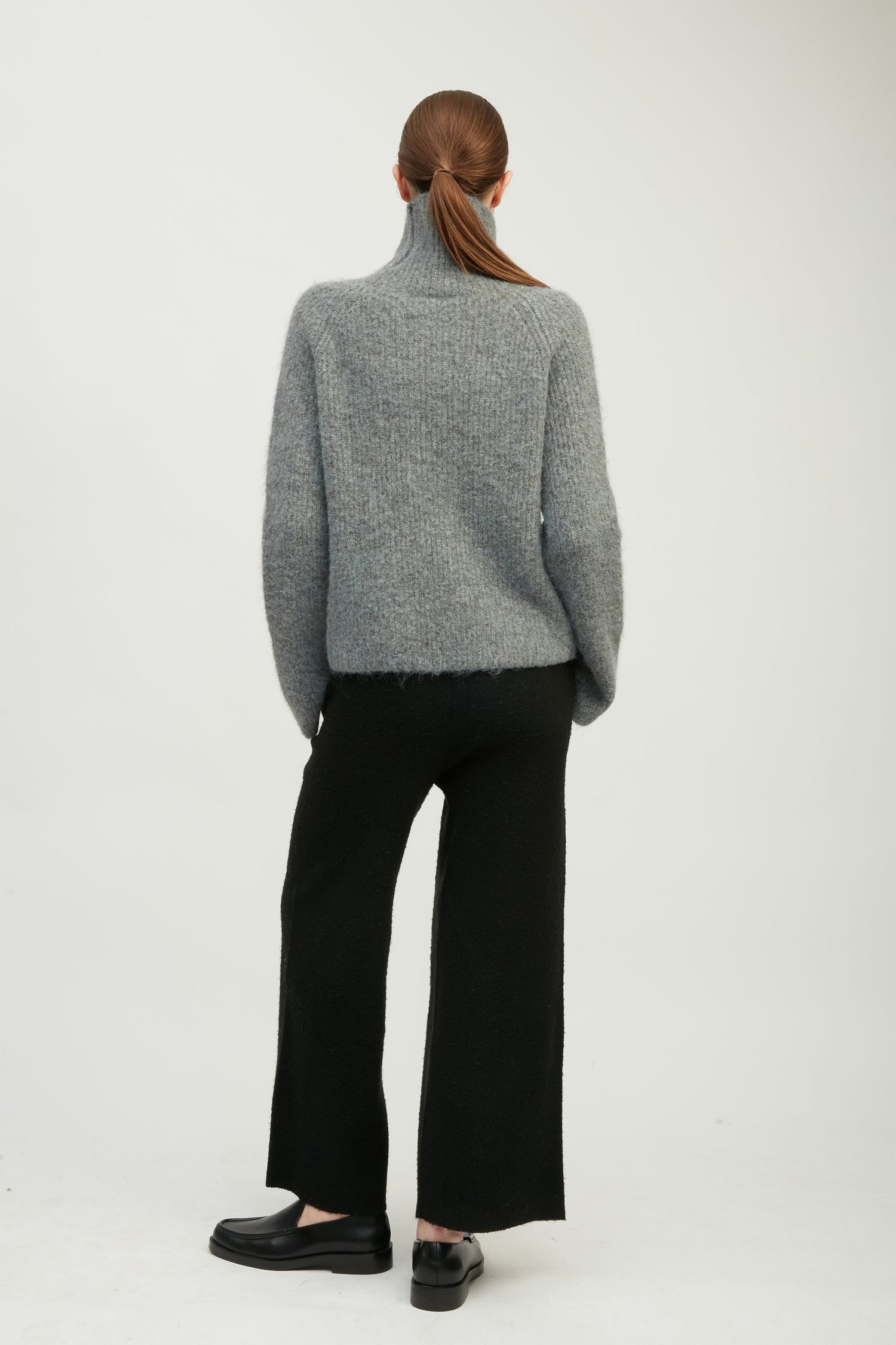 Mongol Soft Funnel Neck Sweater