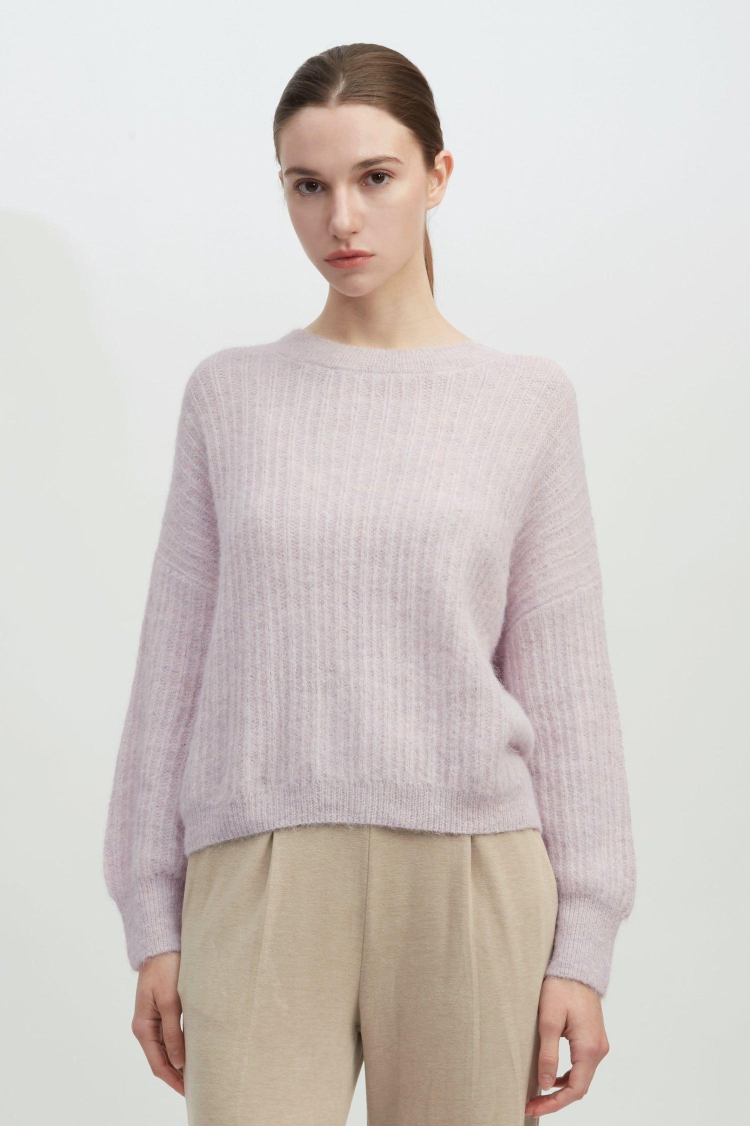 Mongol Soft Feather Knit Sweater