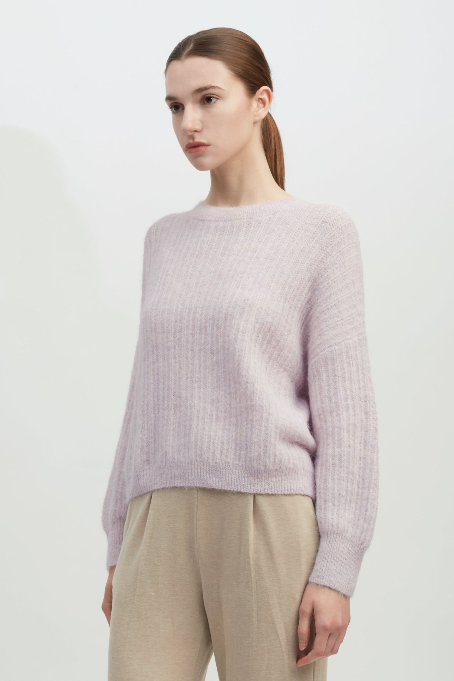 Mongol Soft Feather Knit Sweater