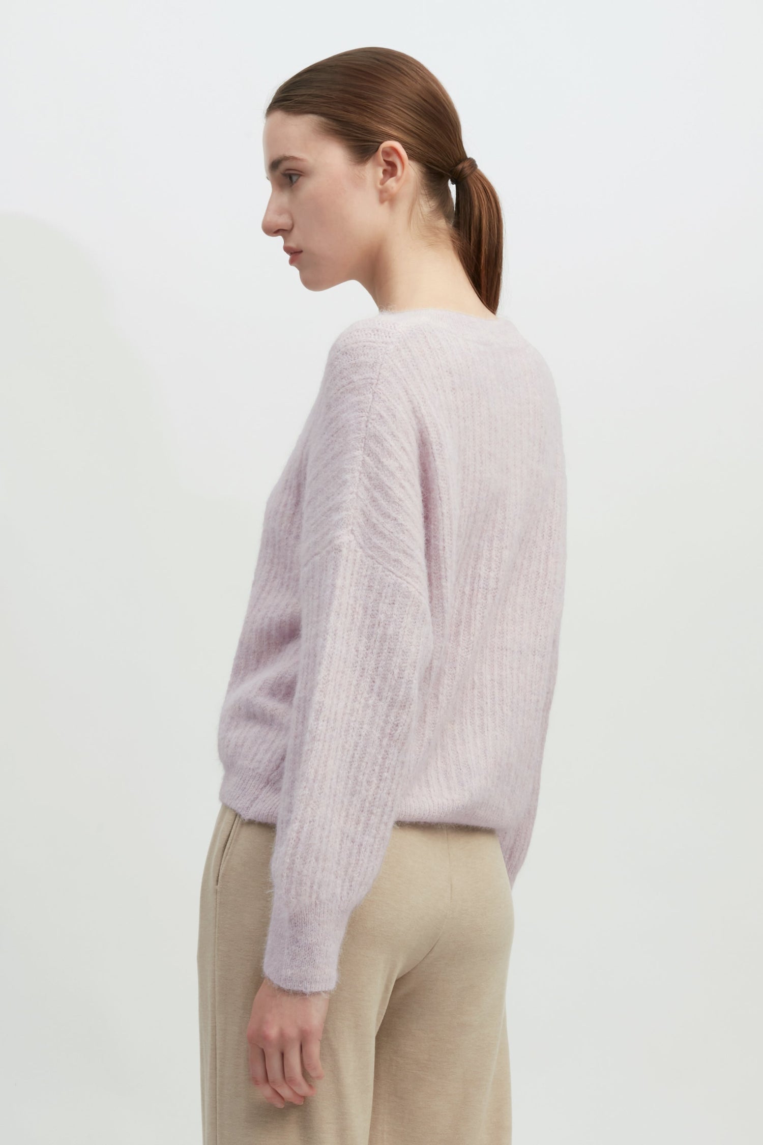 Mongol Soft Feather Knit Sweater