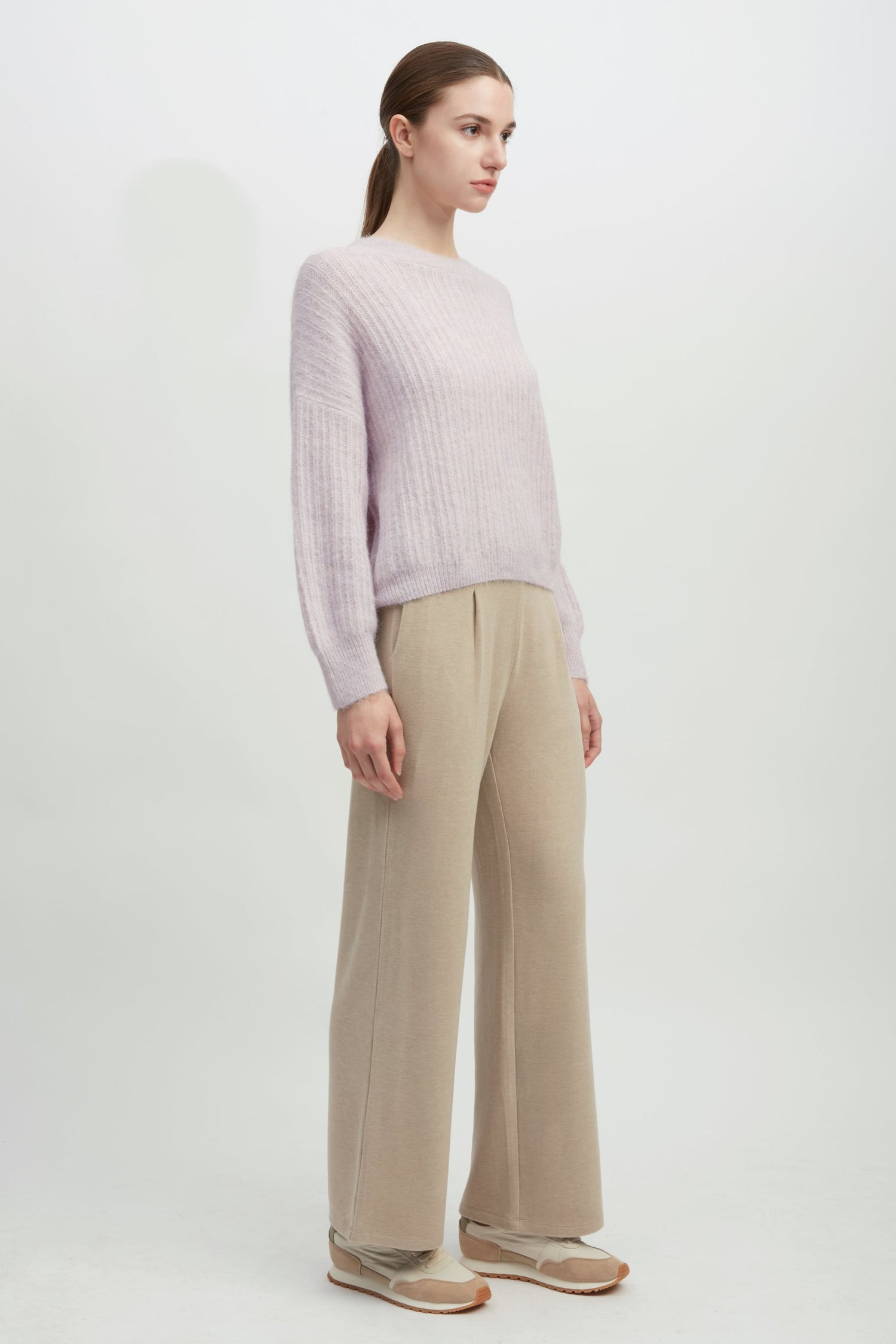 Mongol Soft Feather Knit Sweater