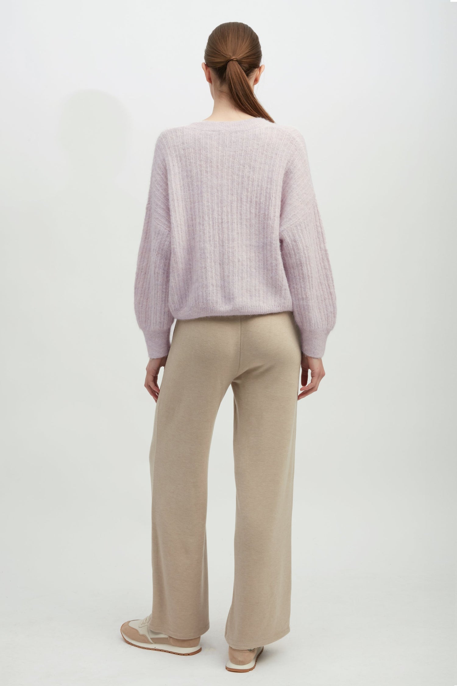 Mongol Soft Feather Knit Sweater