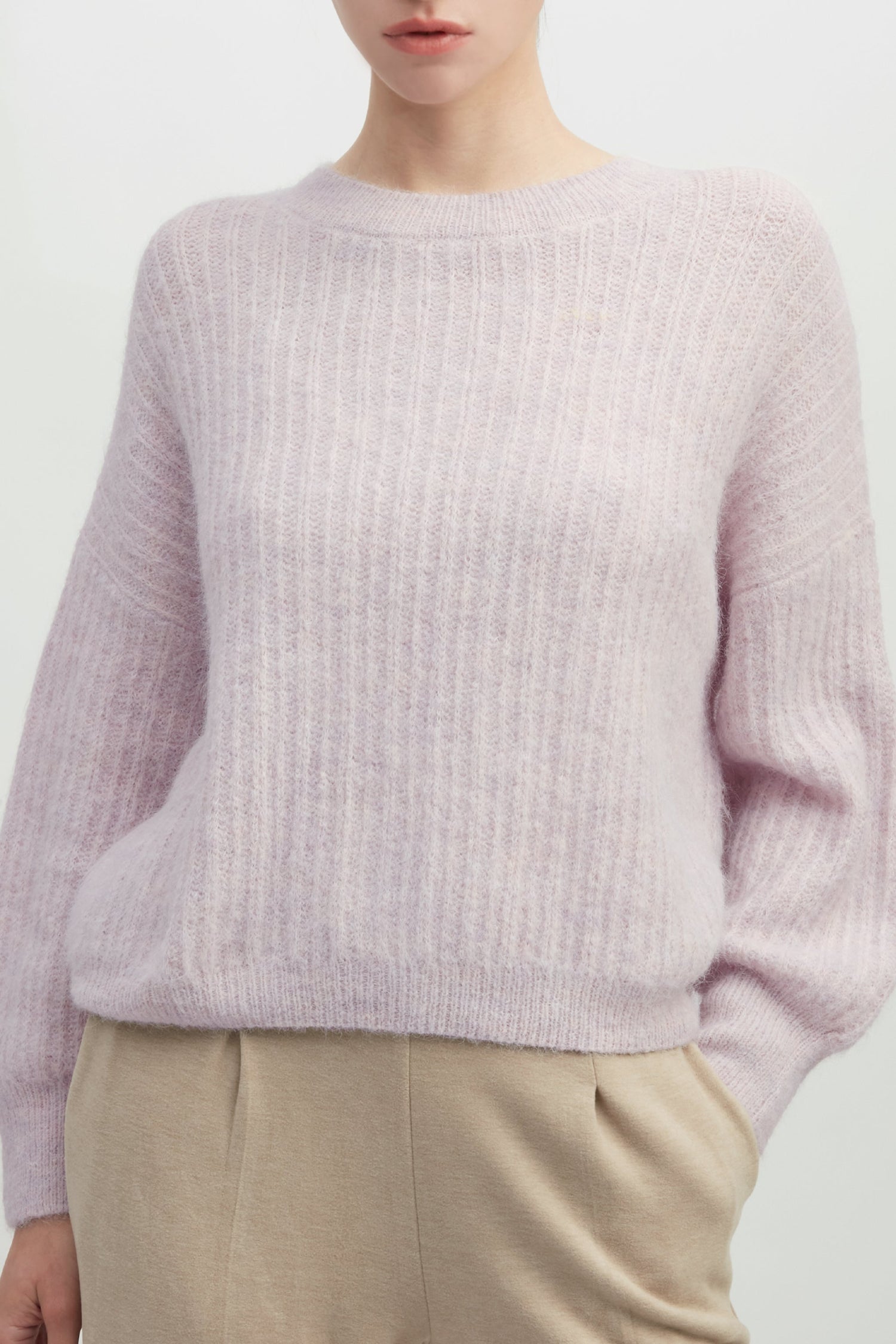 Mongol Soft Feather Knit Sweater