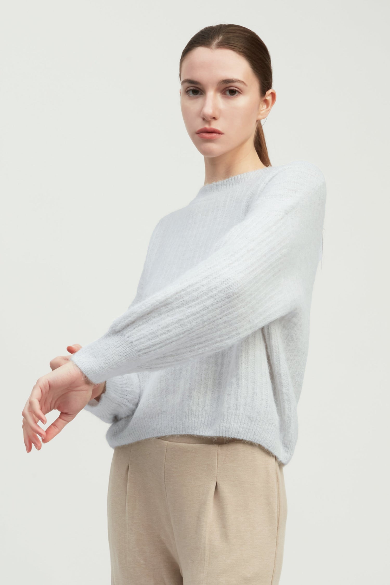Mongol Soft Feather Knit Sweater
