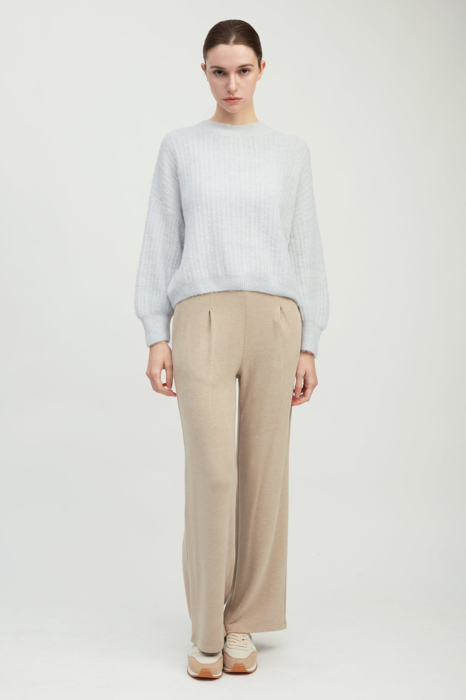 Mongol Soft Feather Knit Sweater