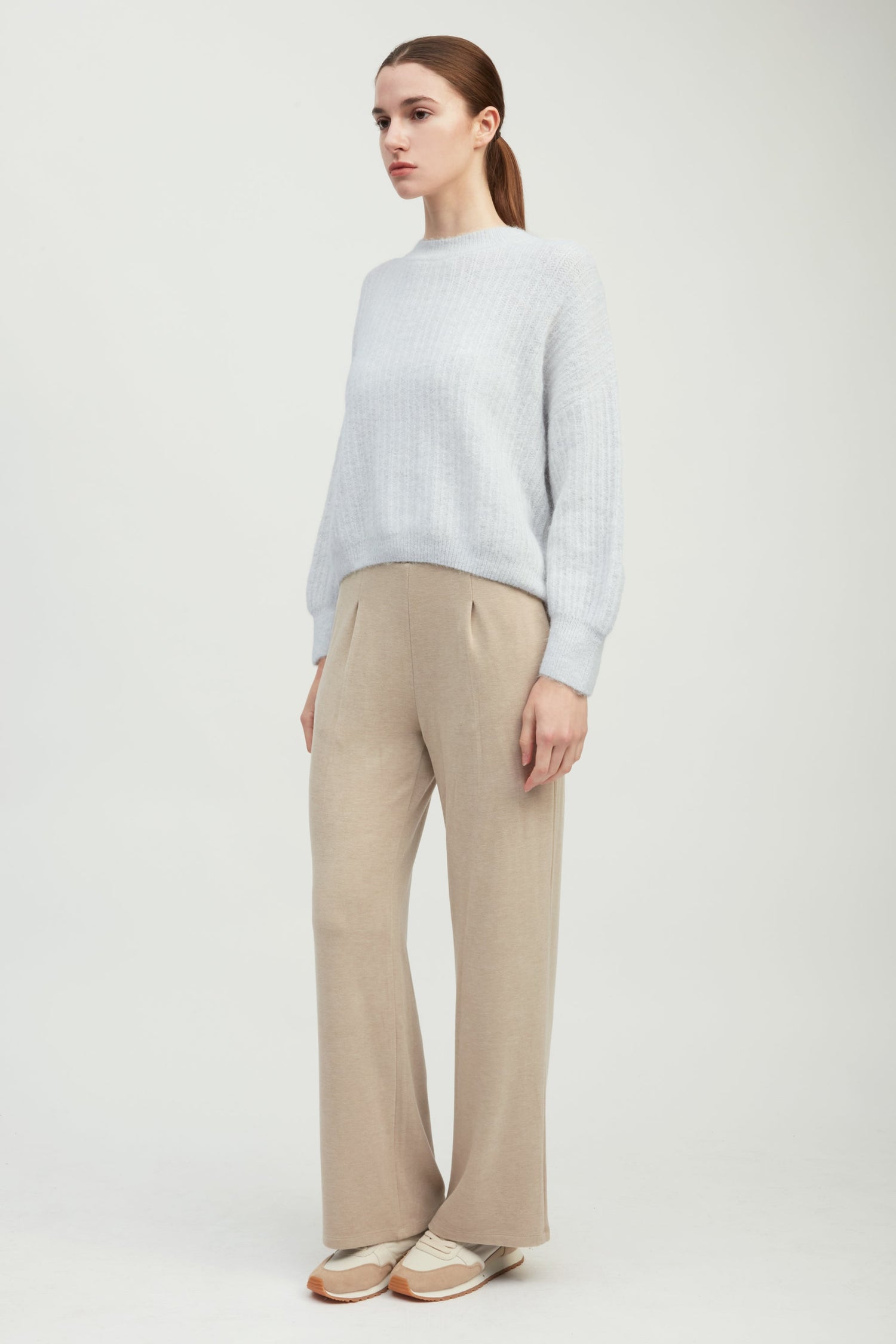 Mongol Soft Feather Knit Sweater