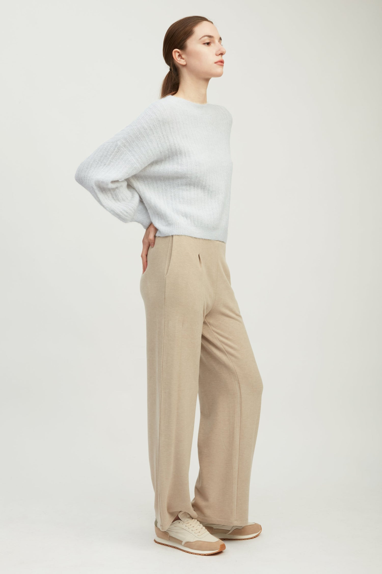 Mongol Soft Feather Knit Sweater