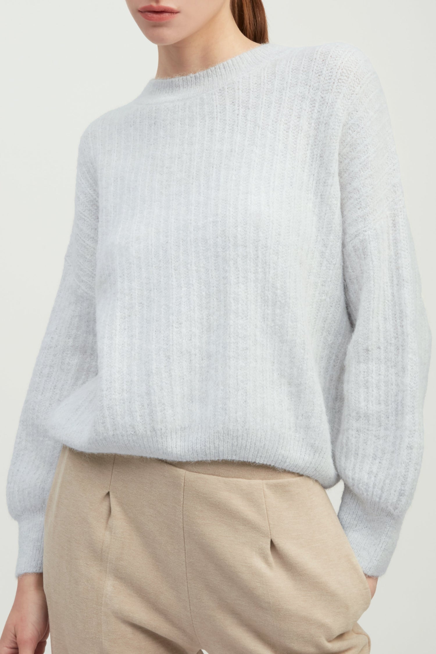 Mongol Soft Feather Knit Sweater