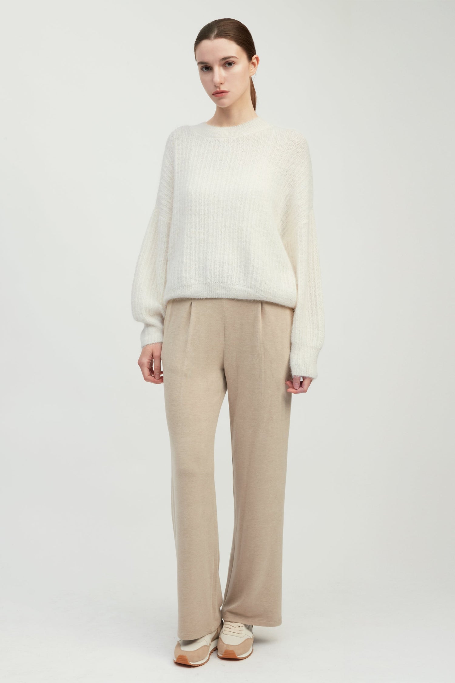 Mongol Soft Feather Knit Sweater