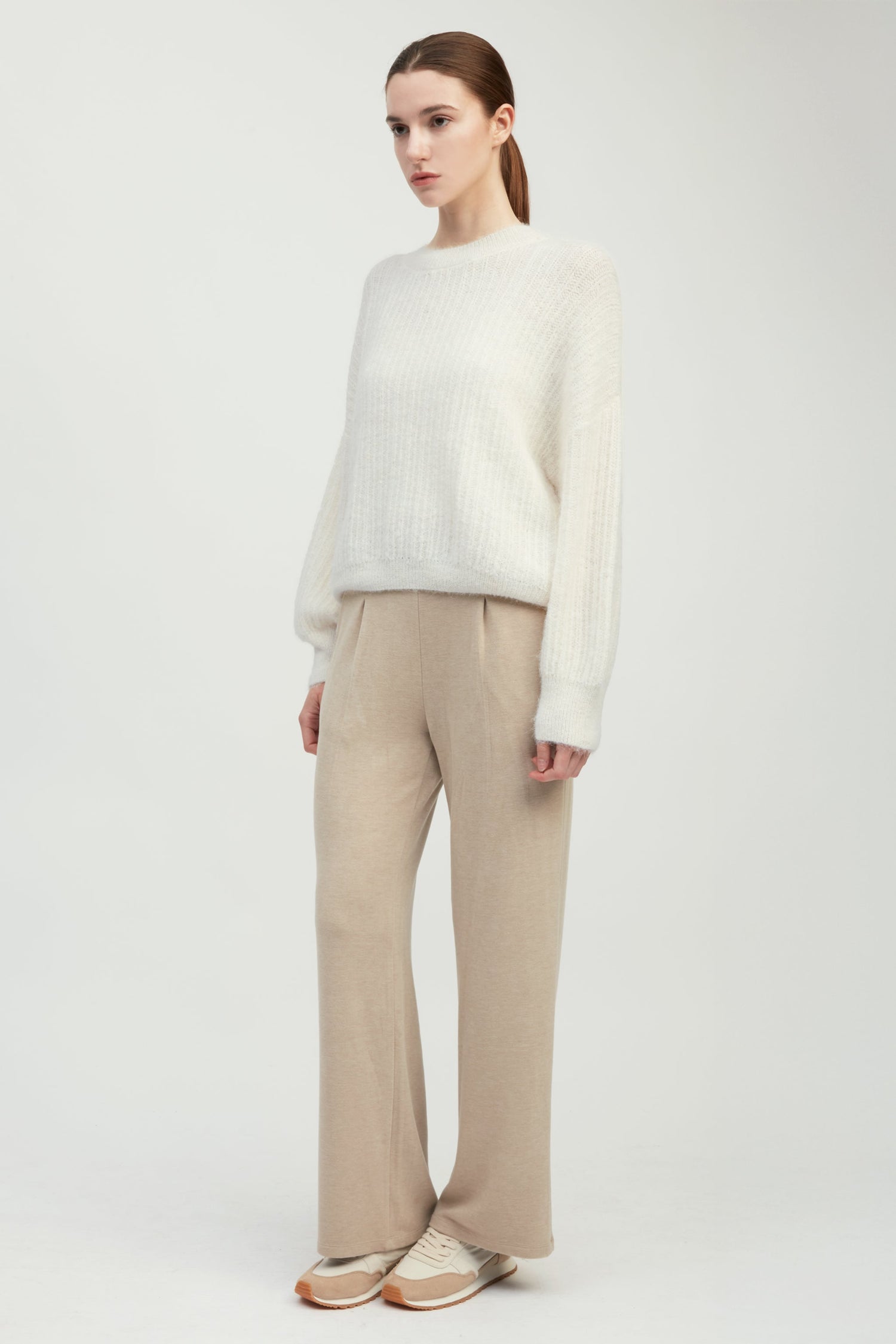 Mongol Soft Feather Knit Sweater