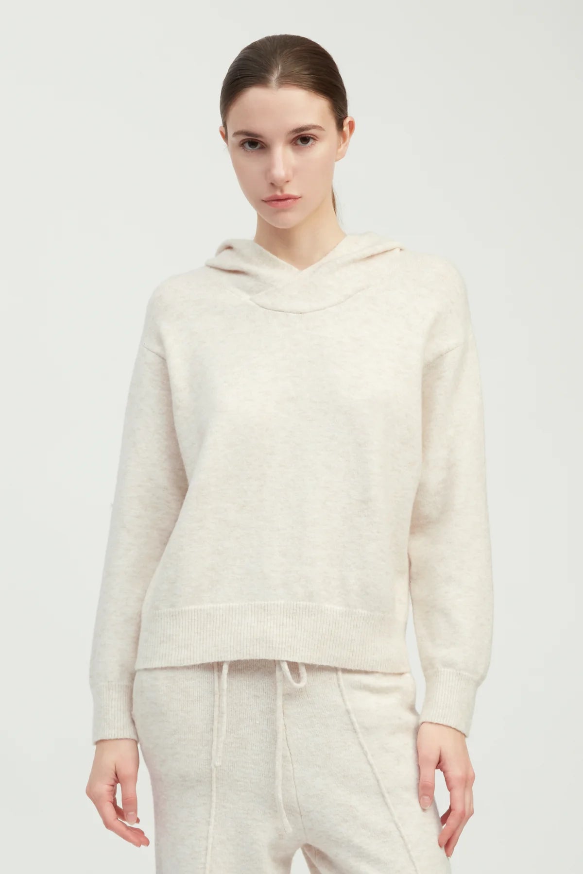 Soft Ease Hooded Knit Top